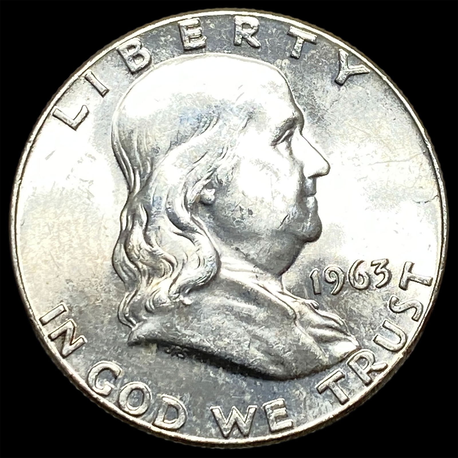 1963 Franklin Silver Half Dollar HIGH GRADE (1 of 2)