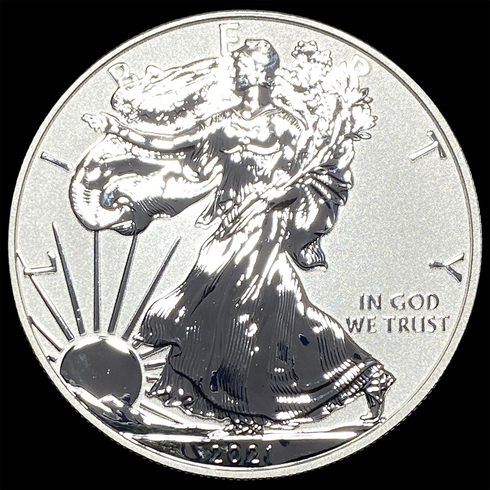 2021-W Silver American Eagle 1 oz GEM PROOF (1 of 2)