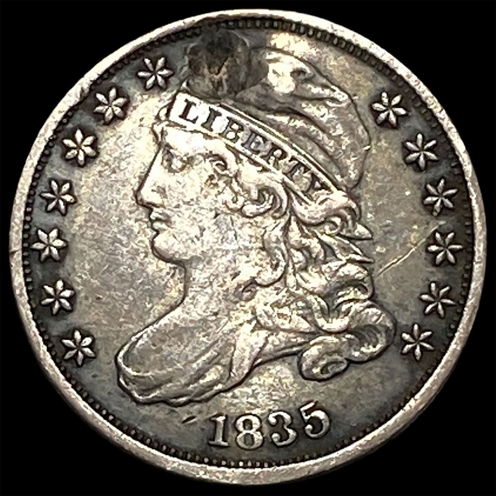 1835 Capped Bust Half Dime HIGH GRADE (1 of 2)