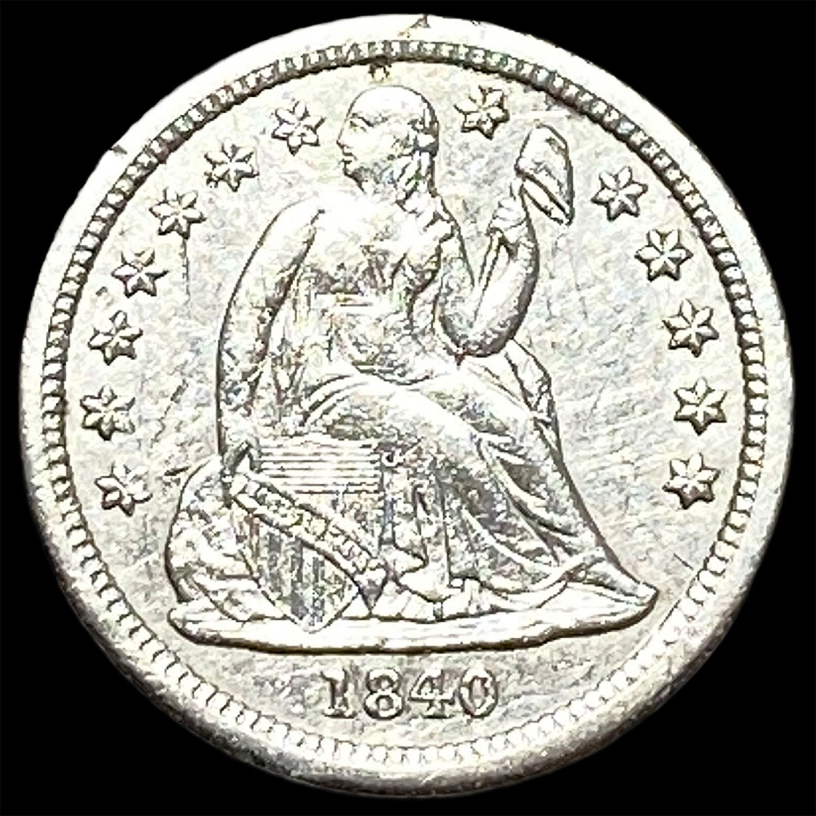 1840 Seated Liberty Dime CLOSELY UNCIRCULATED (1 of 2)