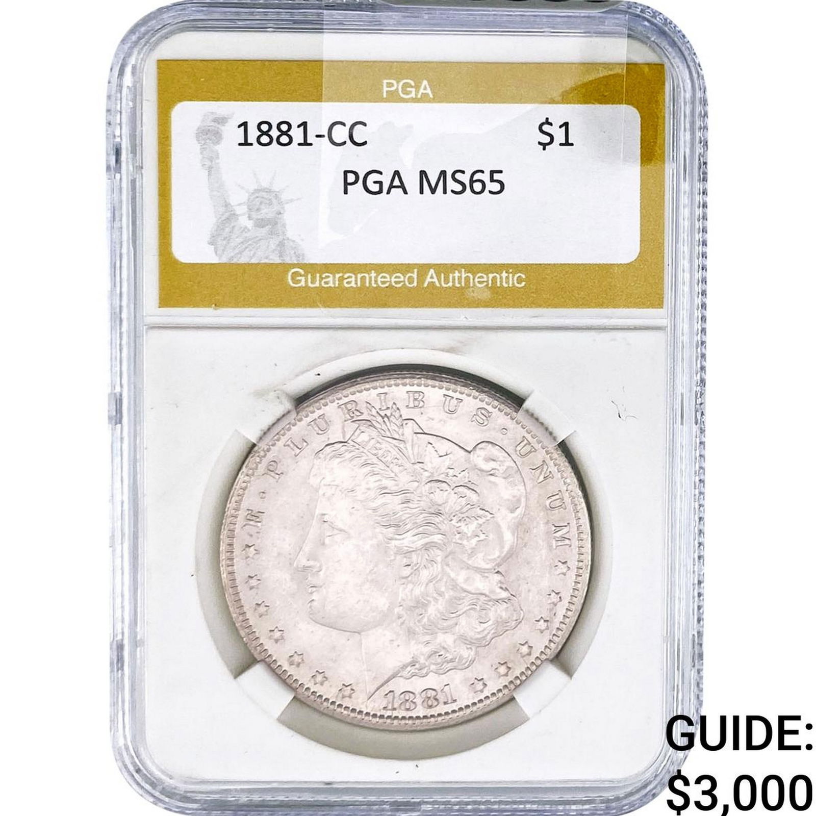 1881-CC Morgan Silver Dollar PGA MS65 (1 of 2)