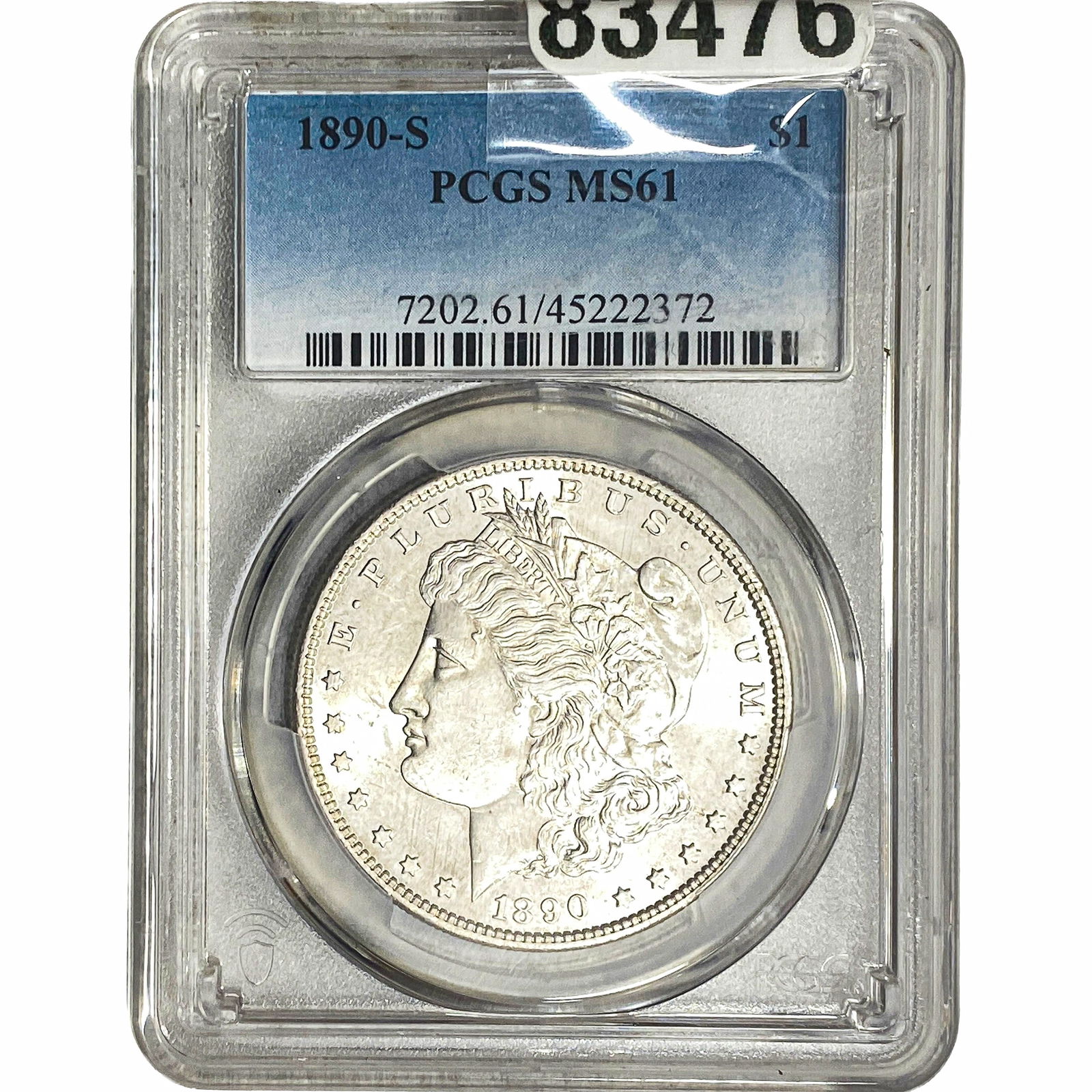 1890-S Morgan Silver Dollar PCGS MS61 (1 of 2)