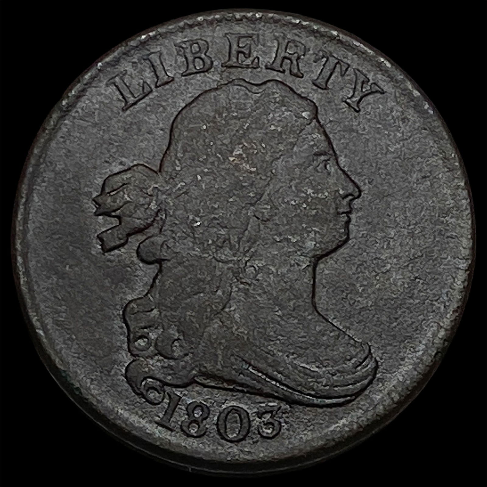 1803 Draped Bust Half Cent LIGHTLY CIRCULATED (1 of 2)