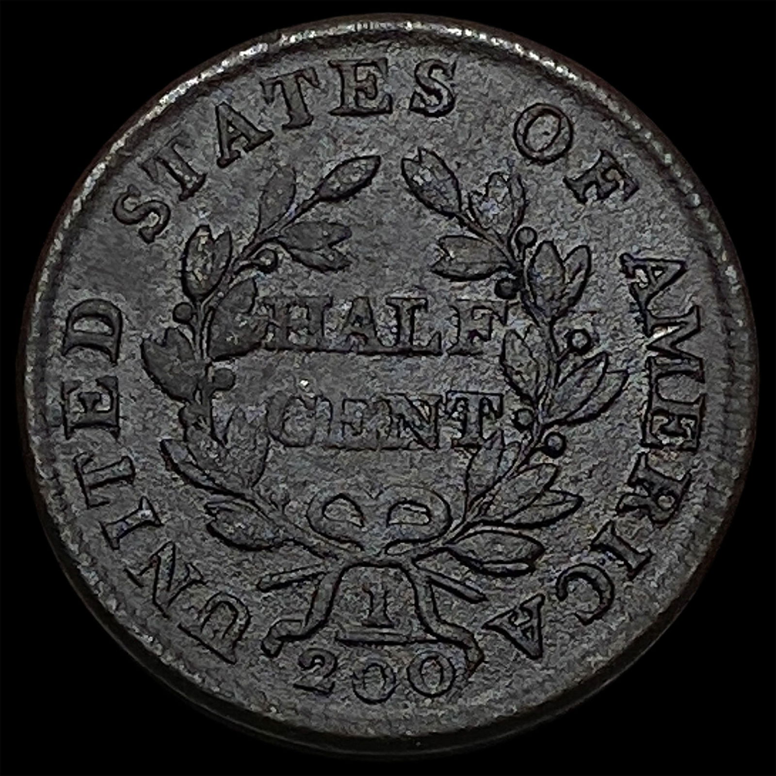 1803 Draped Bust Half Cent LIGHTLY CIRCULATED - 2