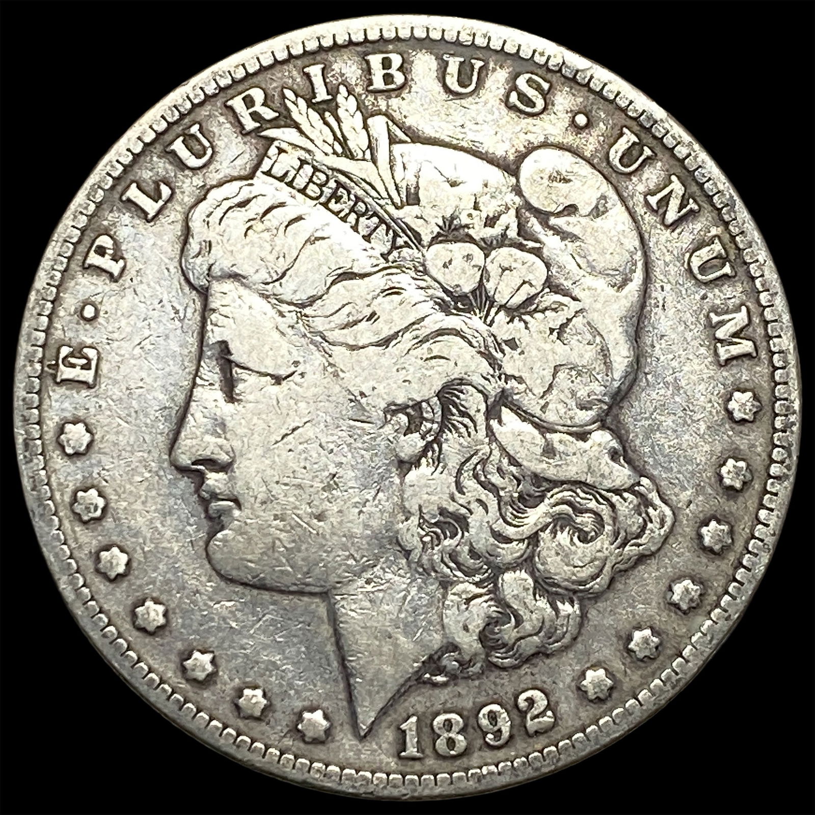 1892-S Silver Morgan Dollar LIGHTLY CIRCULATED (1 of 2)
