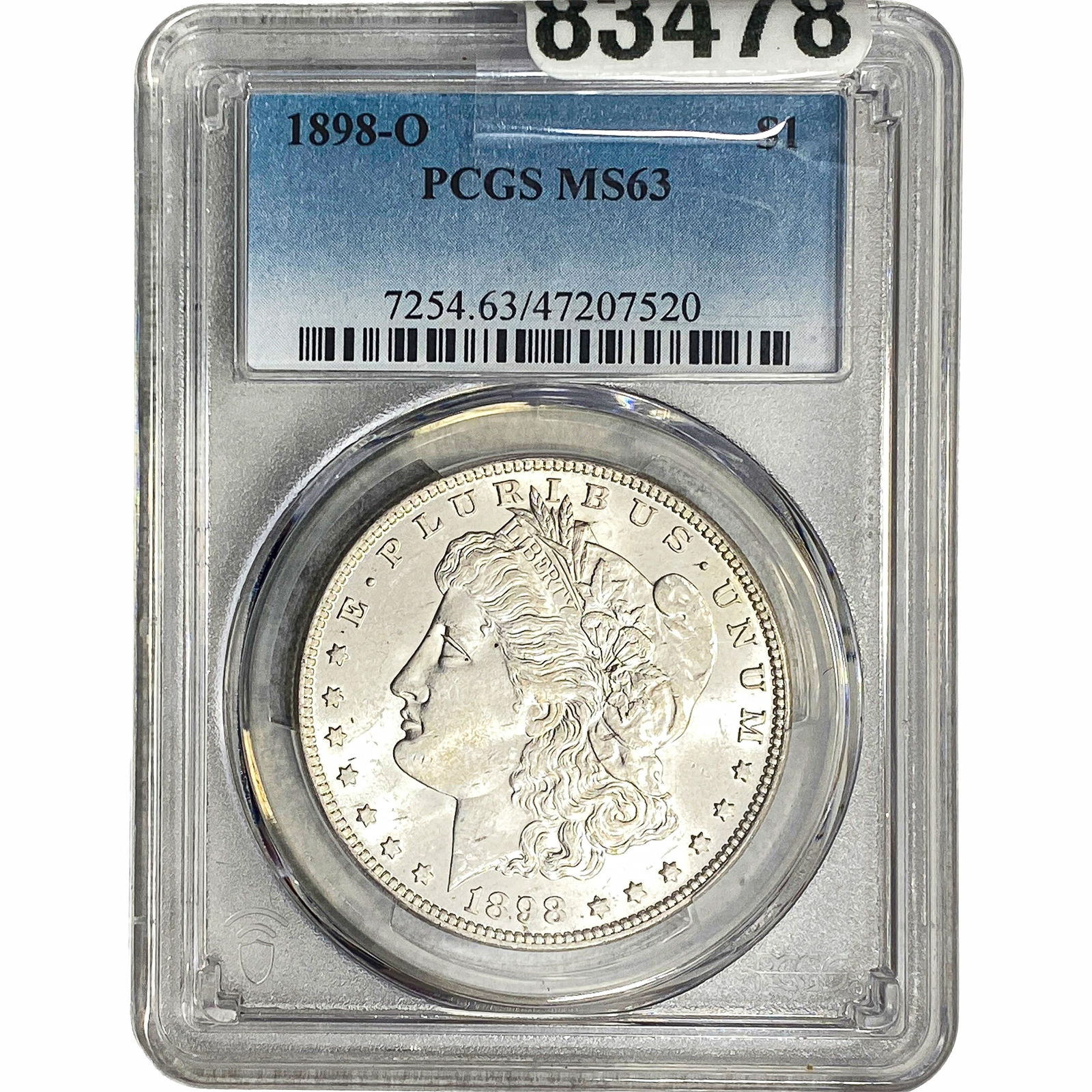 1898-O Morgan Silver Dollar PCGS MS63 (1 of 2)