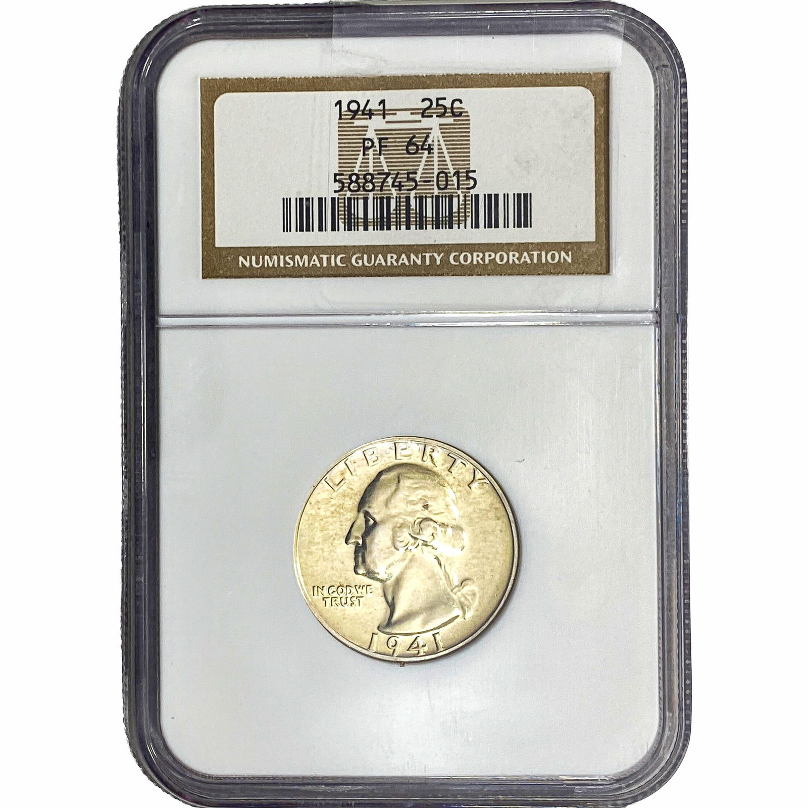 1941 Washington Silver Quarter NGC PF64 (1 of 2)