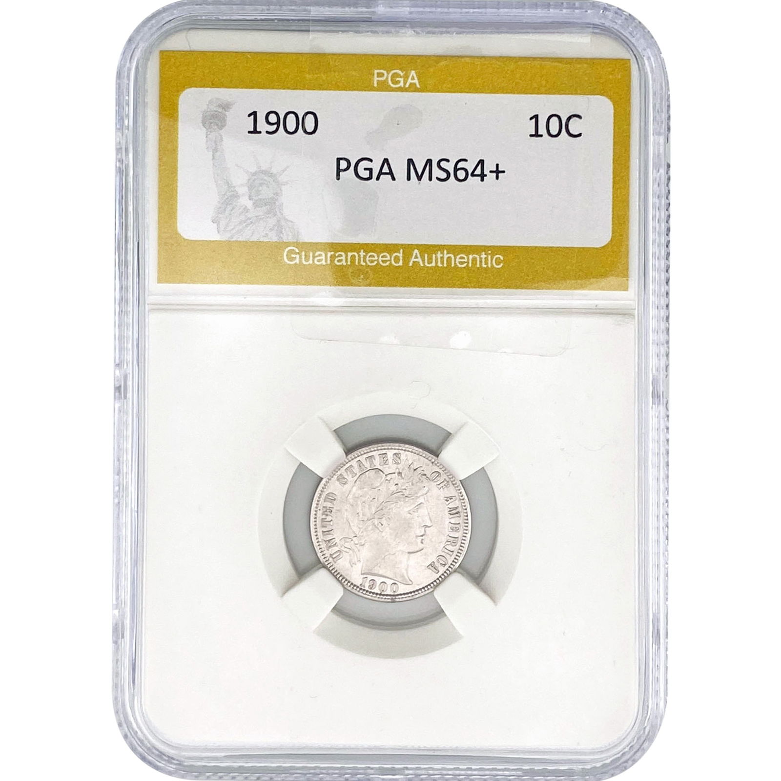 1900 Barber Dime PGA MS64+ (1 of 2)