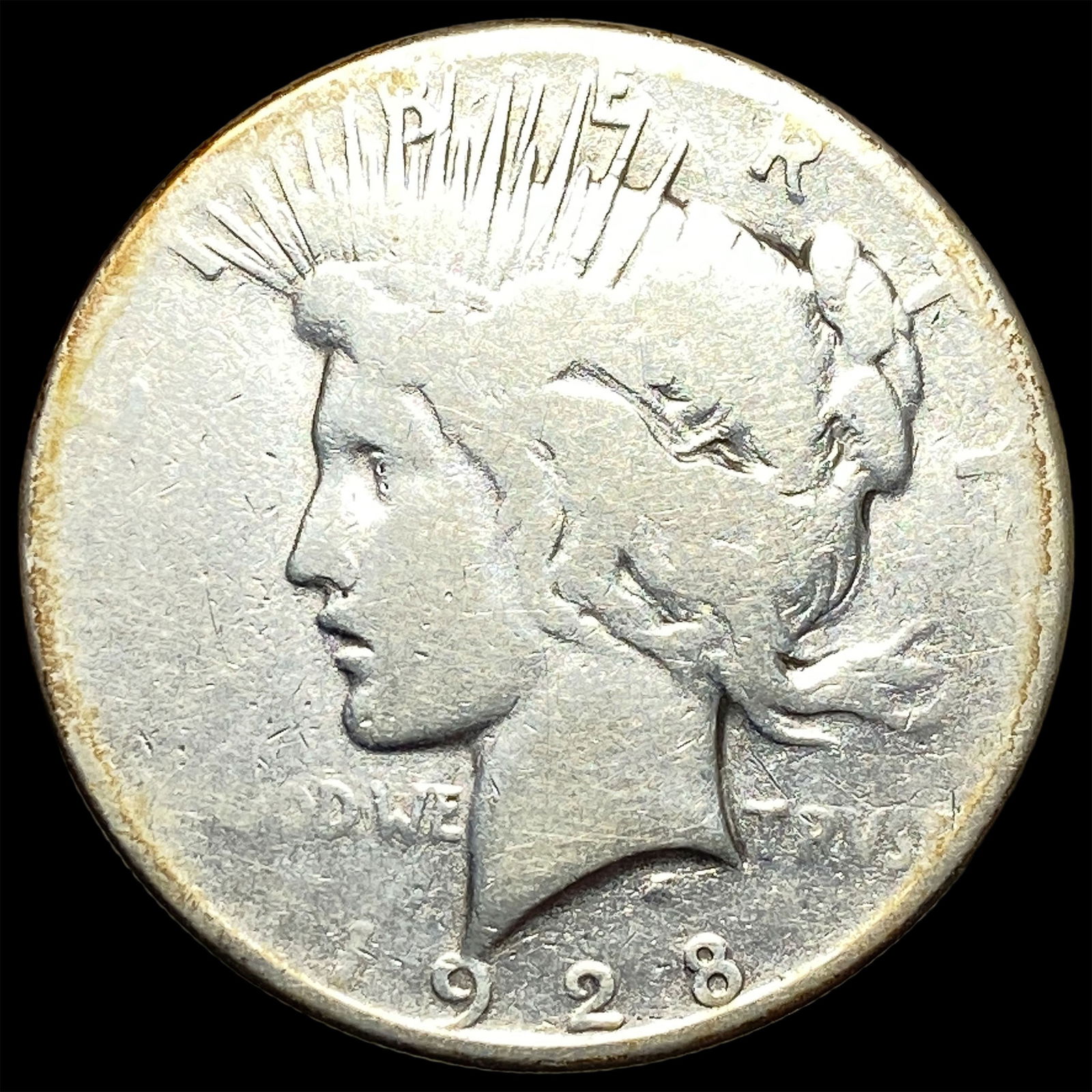1928 Peace Silver Dollar NICELY CIRCULATED: 1928 Peace Silver Dollar NICELY CIRCULATED