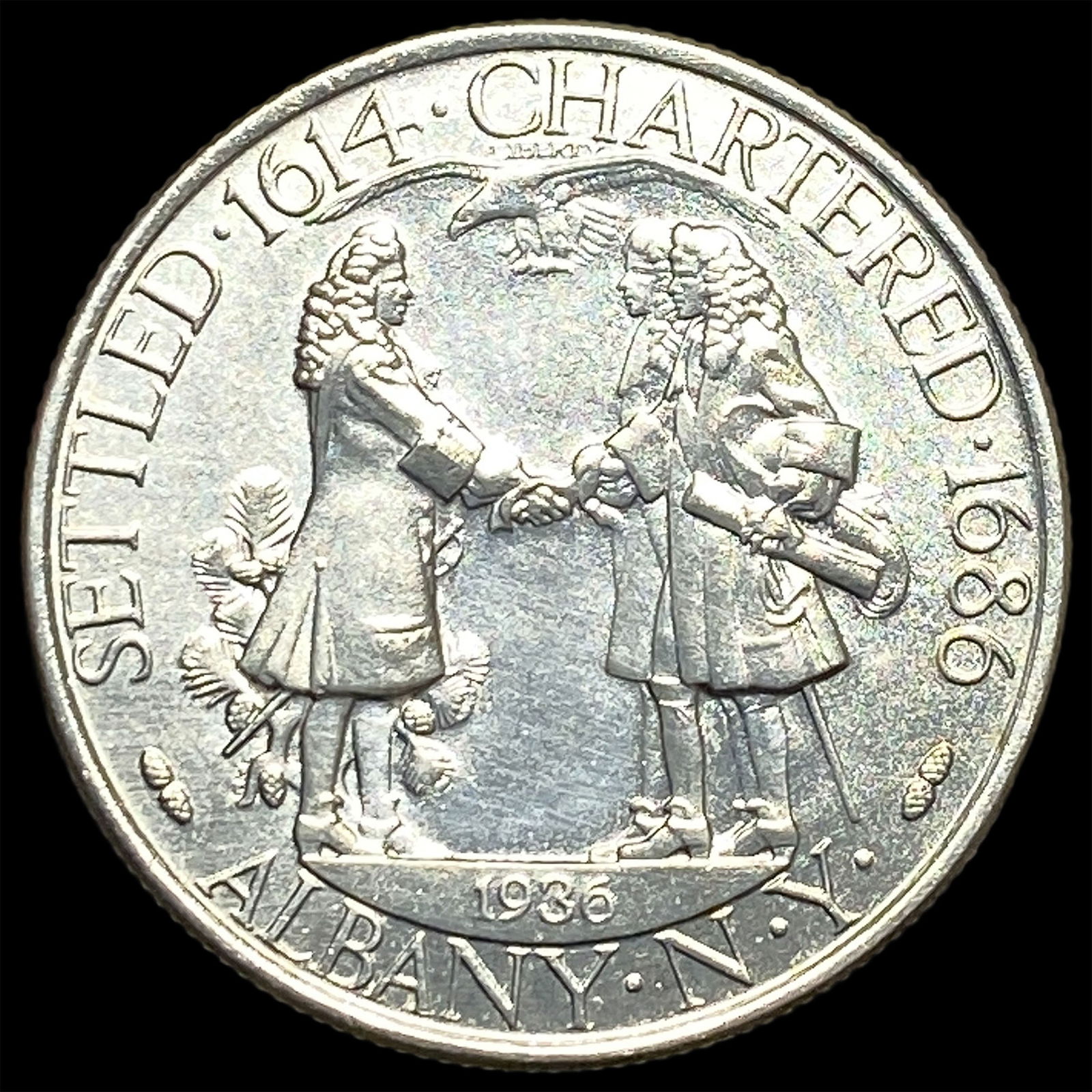1936 Albany Charter Half Dollar UNCIRCULATED (1 of 2)