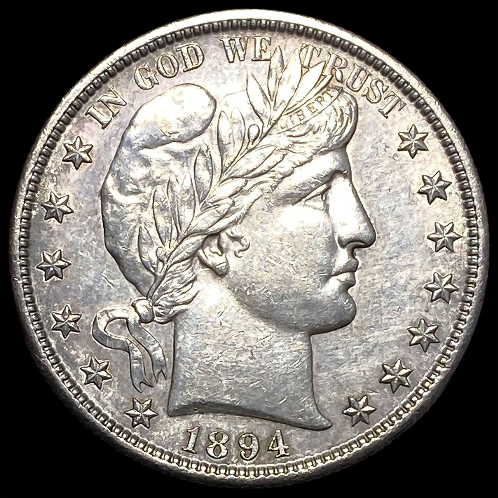 1894-S Silver Barber Half Dollar CLOSELY UNCIRCULATED (1 of 2)
