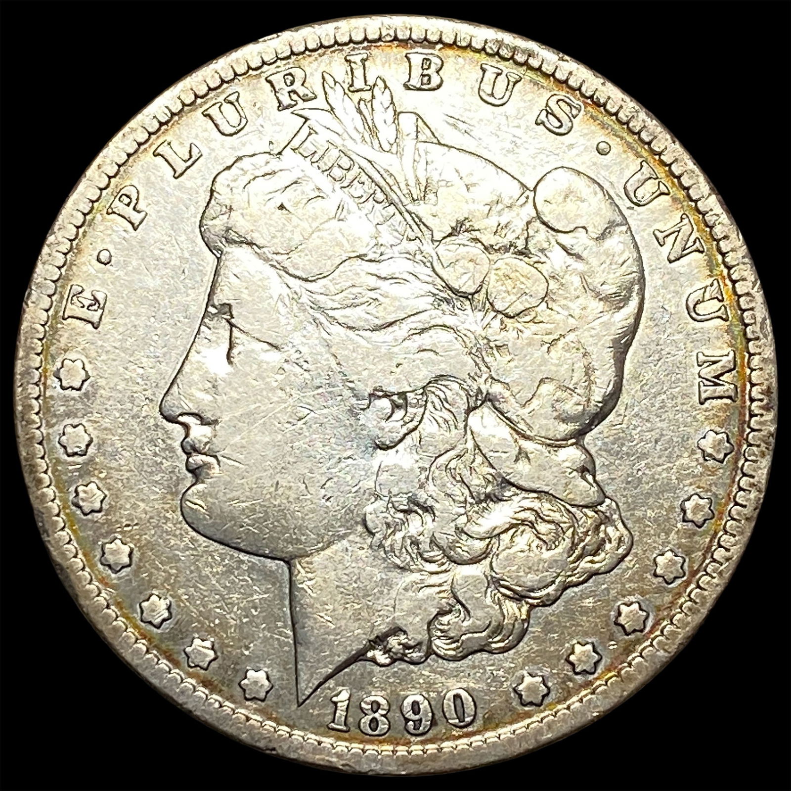 1890-CC Silver Morgan Dollar LIGHTLY CIRCULATED: 1890-CC Silver Morgan Dollar LIGHTLY CIRCULATED