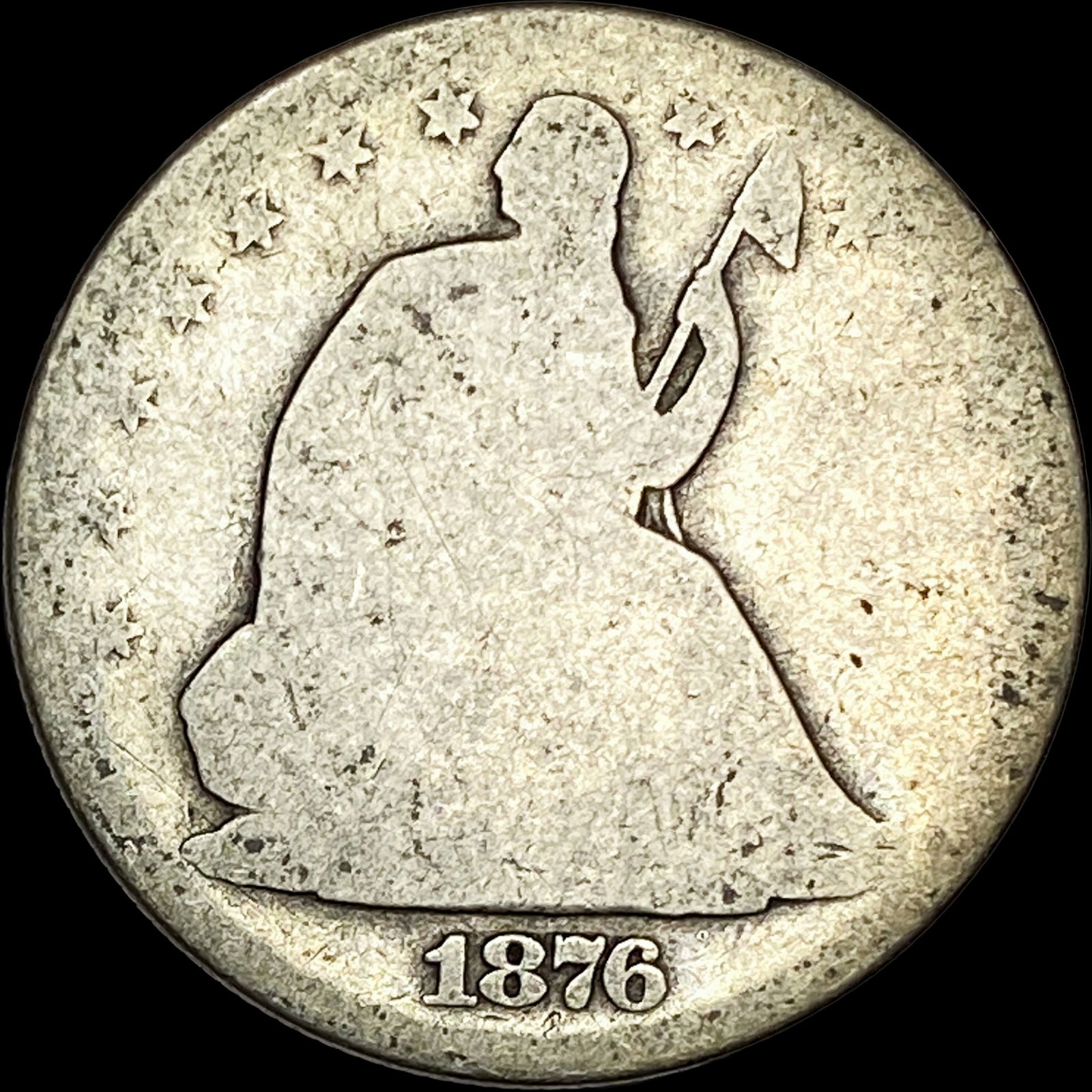 1876 Seated Liberty Half Dollar HIGH GRADE: 1876 Seated Liberty Half Dollar HIGH GRADE
