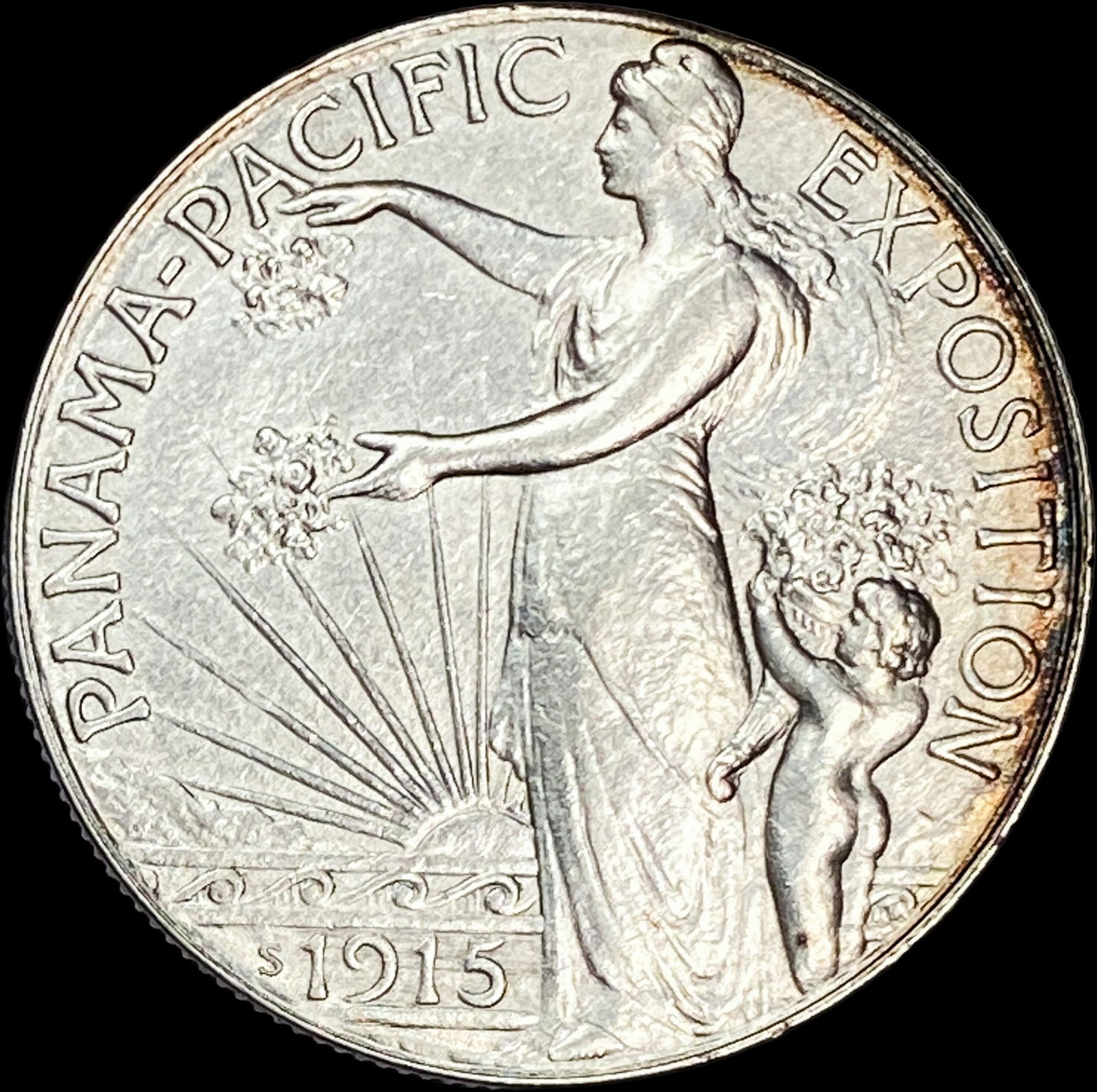 1915-S Silver Panama-Pacific Half Dollar UNCIRCULATED: 1915-S Silver Panama-Pacific Half Dollar UNCIRCULATED