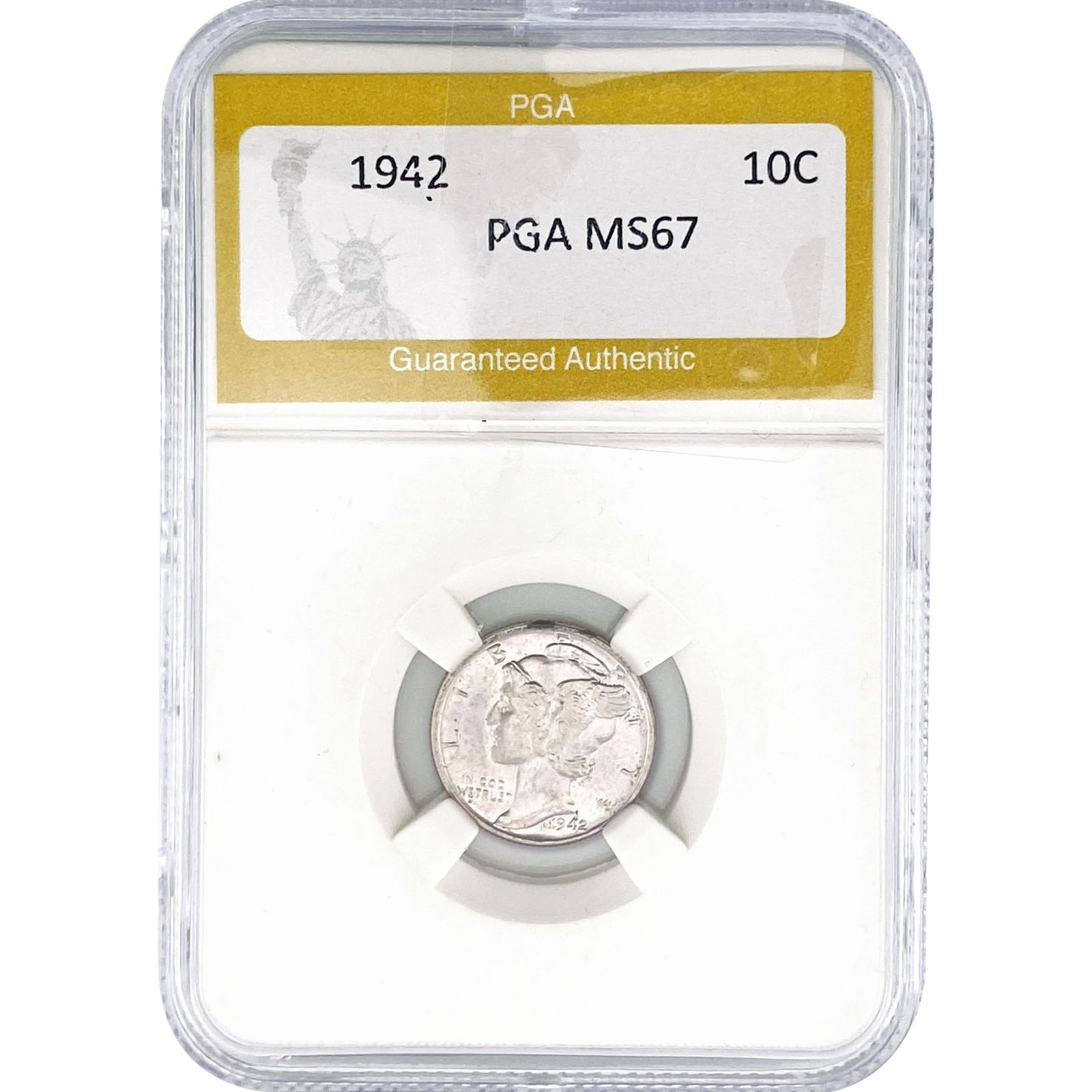 1942 Mercury Silver Dime PGA MS67 (1 of 2)
