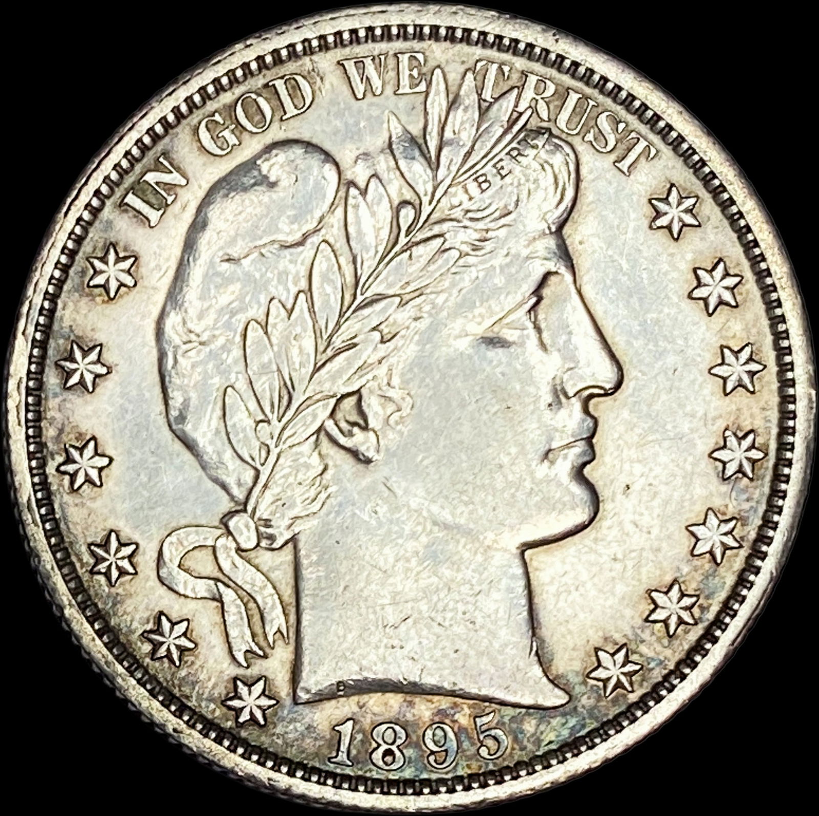 1895-O Silver Half Dollar CLOSELY UNCIRCULATED: 1895-O Silver Half Dollar CLOSELY UNCIRCULATED