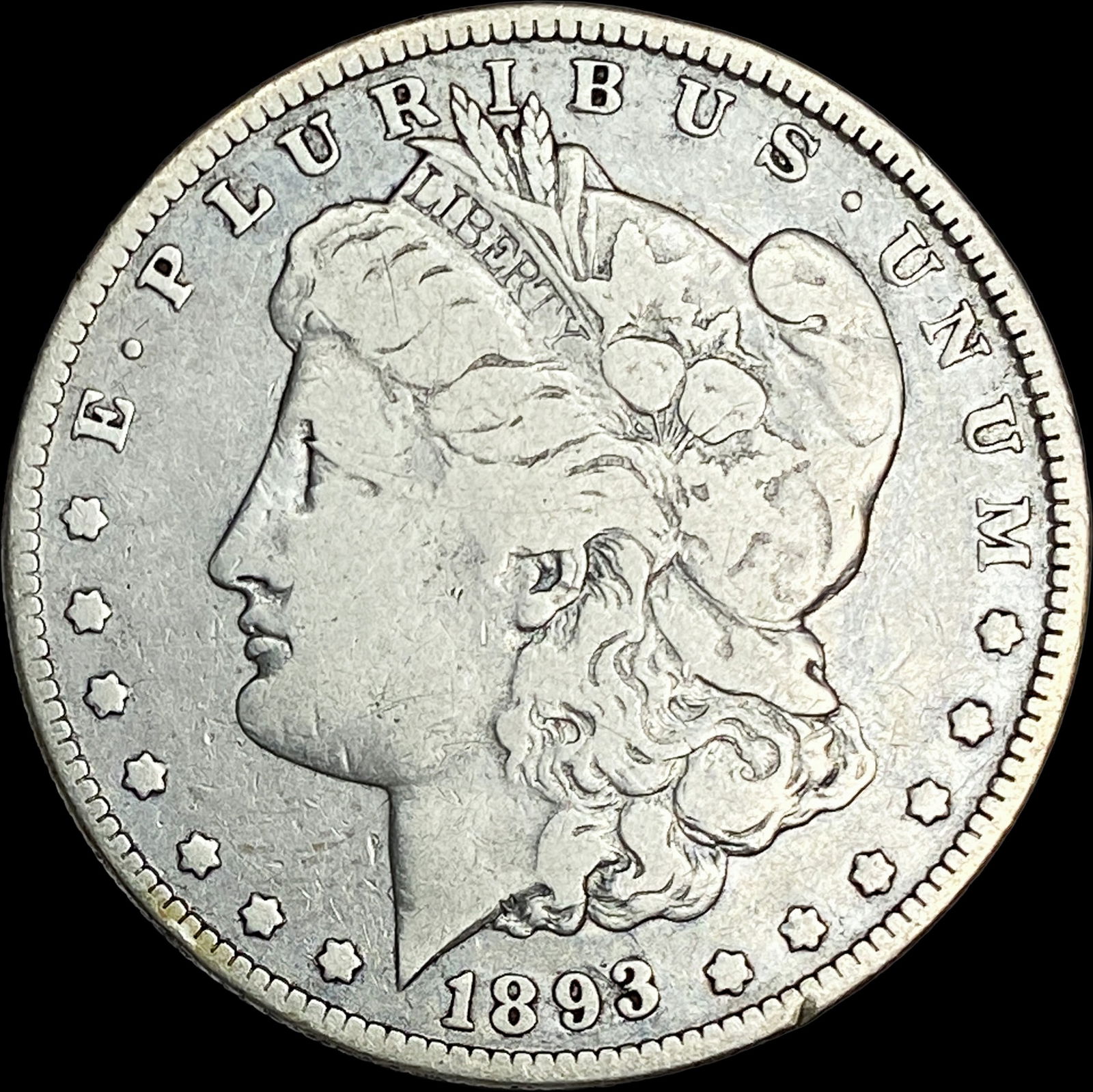 1893-O Silver Morgan Dollar LIGHTLY CIRCULATED: 1893-O Silver Morgan Dollar LIGHTLY CIRCULATED