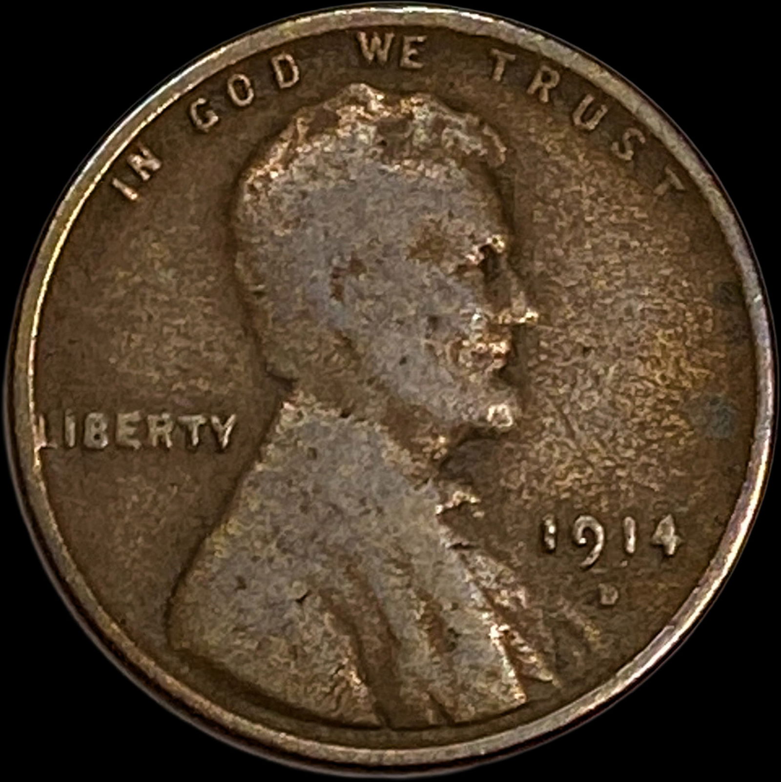 1914-D Lincoln Wheat Cent NICELY CIRCULATED: 1914-D Lincoln Wheat Cent NICELY CIRCULATED
