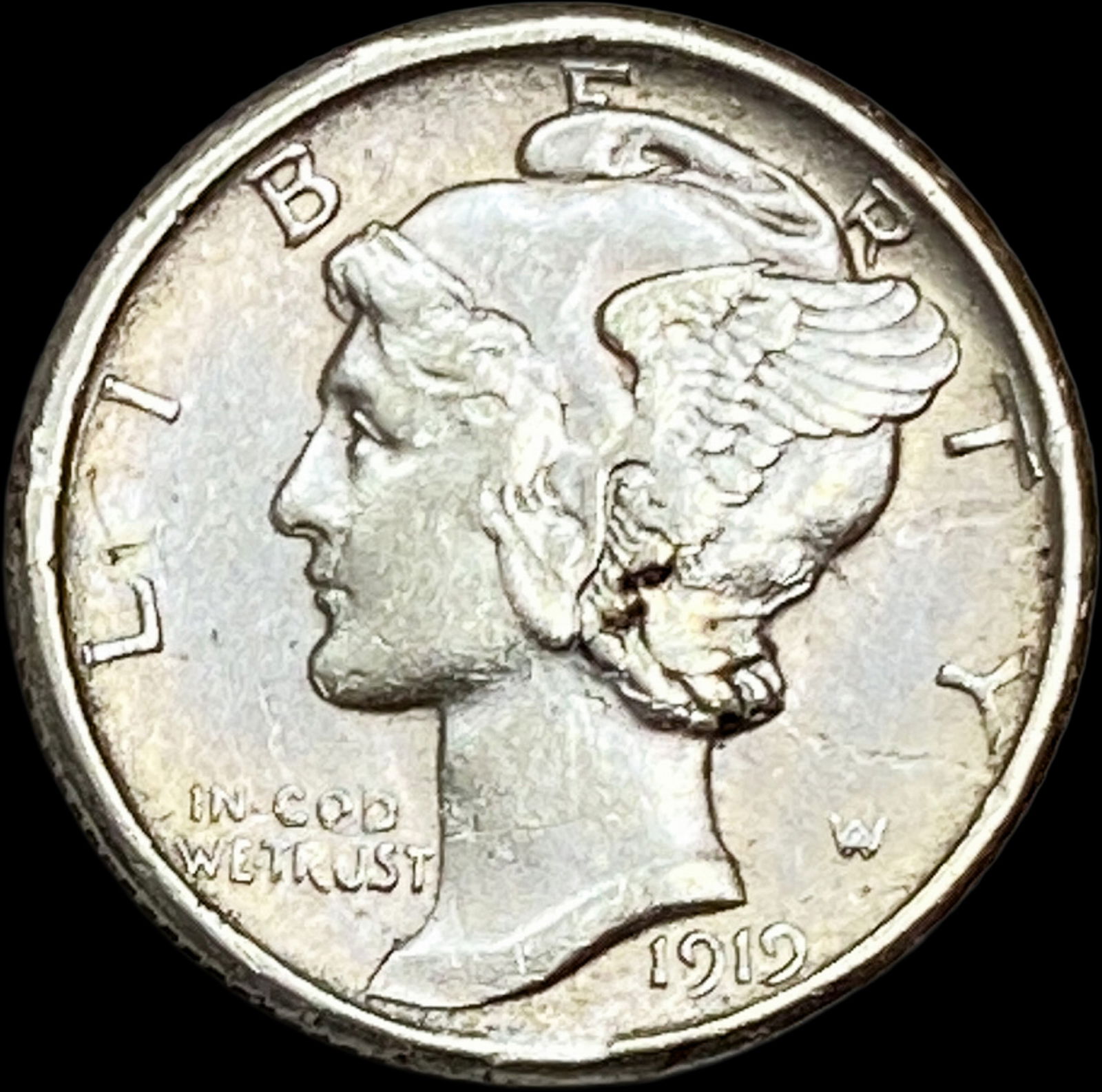 1919 Mercury Dime CLOSELY UNCIRCULATED (1 of 2)
