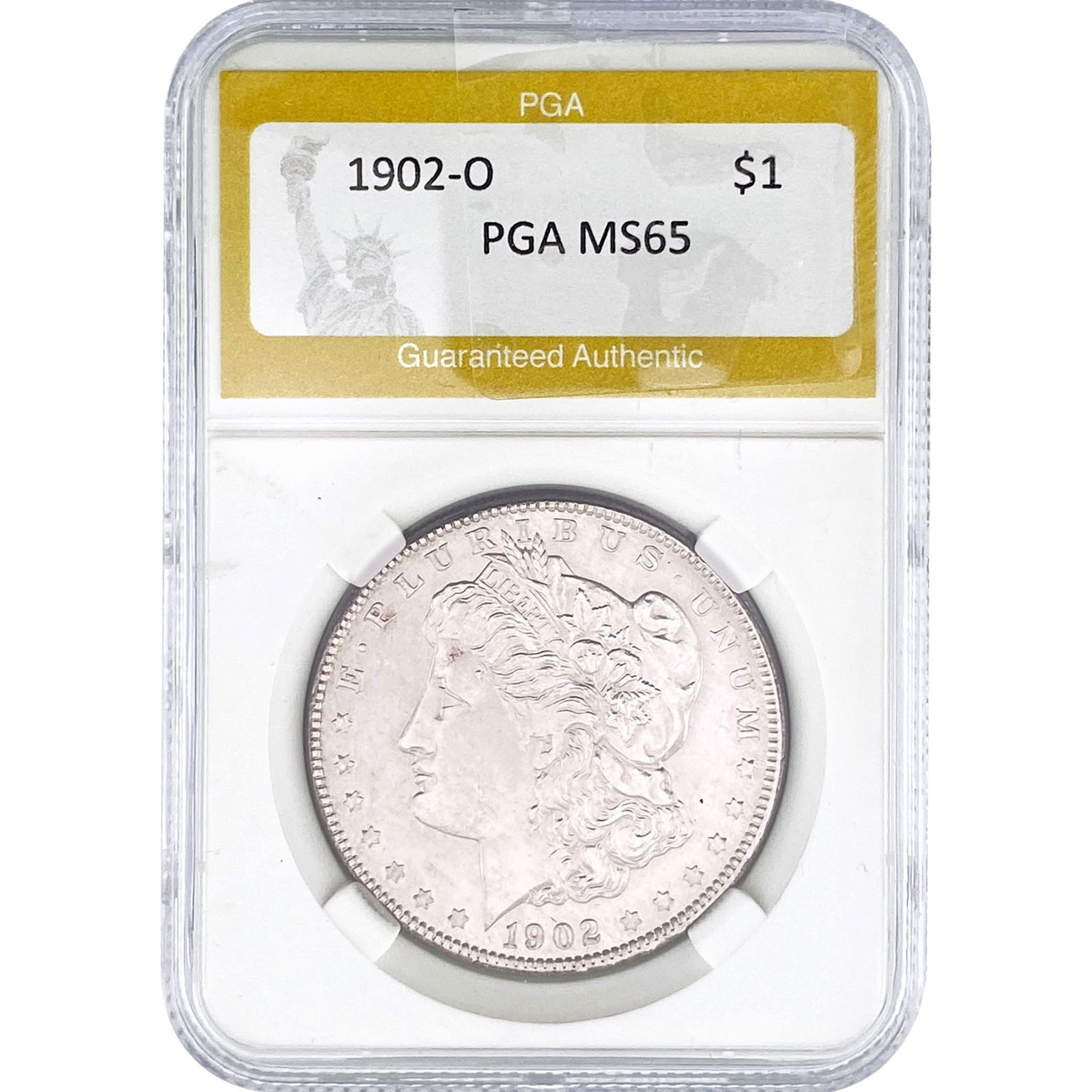 1902-O Morgan Silver Dollar PGA MS65 (1 of 2)