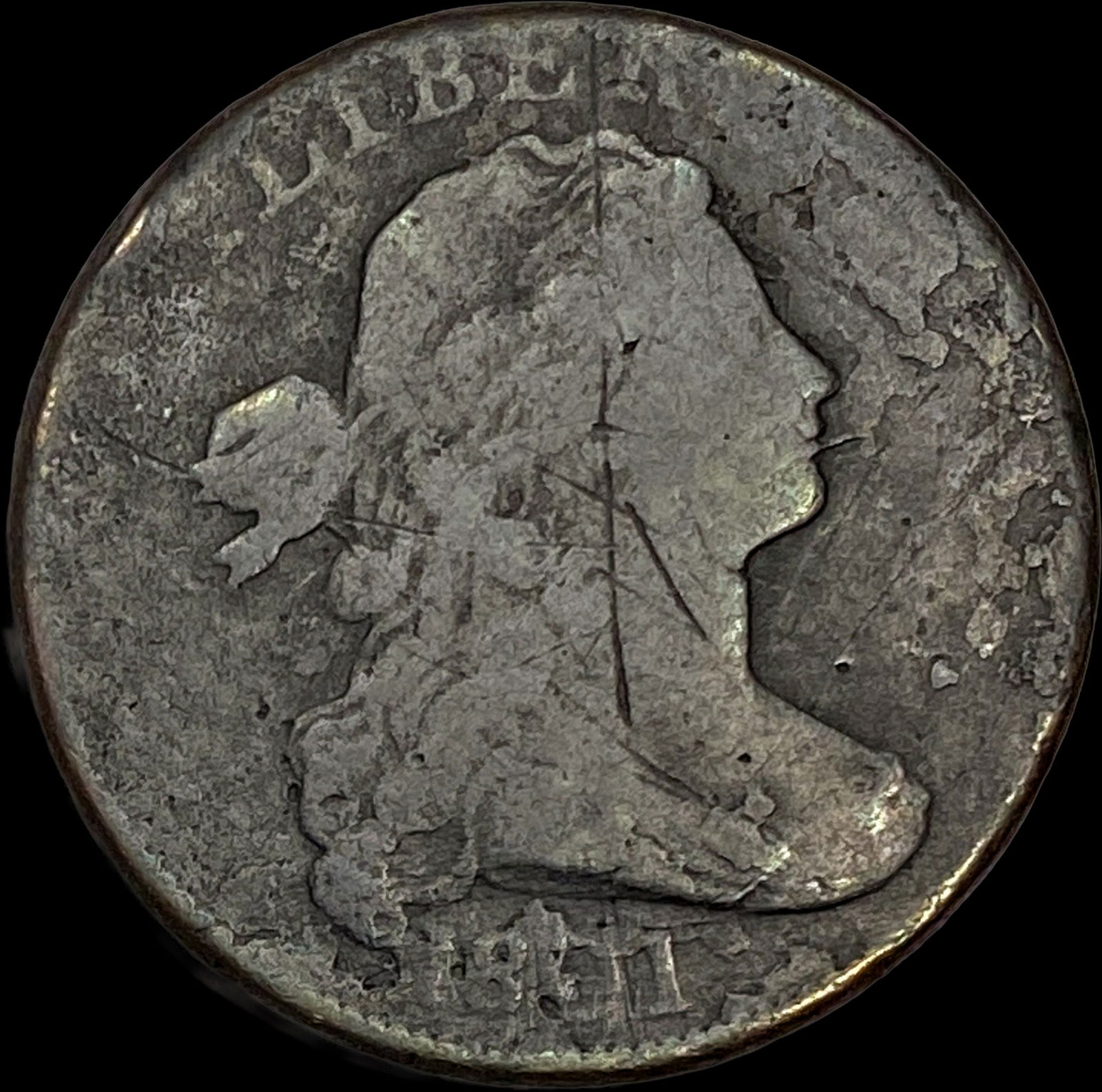 1798 Draped Bust Large Cent NICELY CIRCULATED (1 of 2)