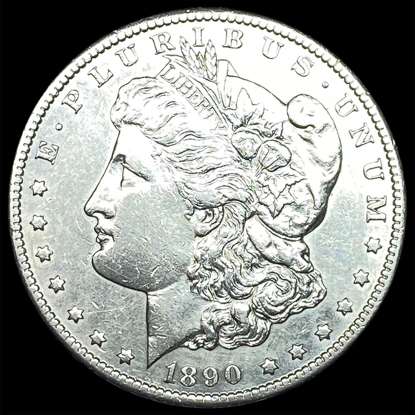 1890 Morgan Silver Dollar CLOSELY UNCIRCULATED: 1890 Morgan Silver Dollar CLOSELY UNCIRCULATED
