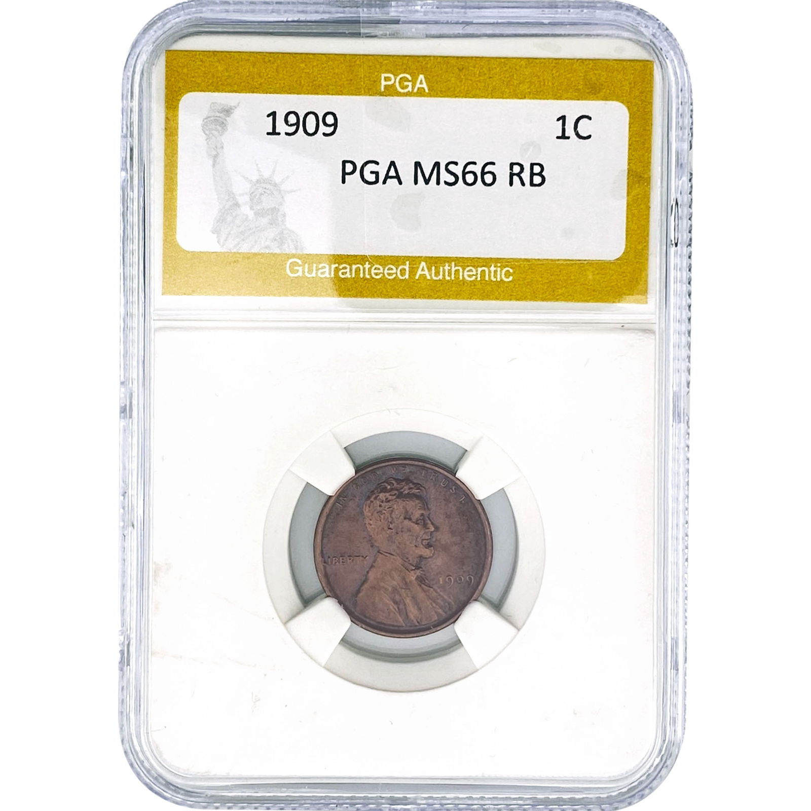1909 Wheat Cent PGA MS66 RB (1 of 2)
