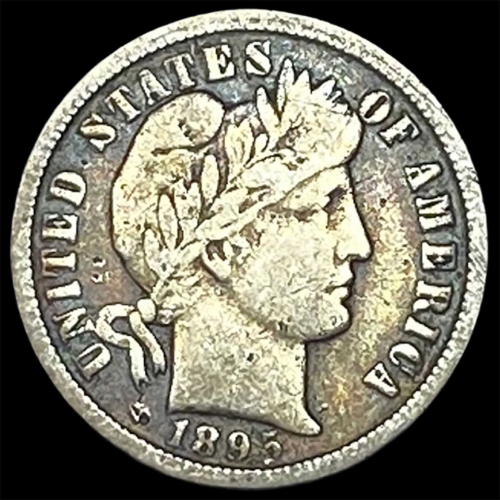 1895-O Silver Barber Dime LIGHTLY CIRCULATED: 1895-O Silver Barber Dime LIGHTLY CIRCULATED