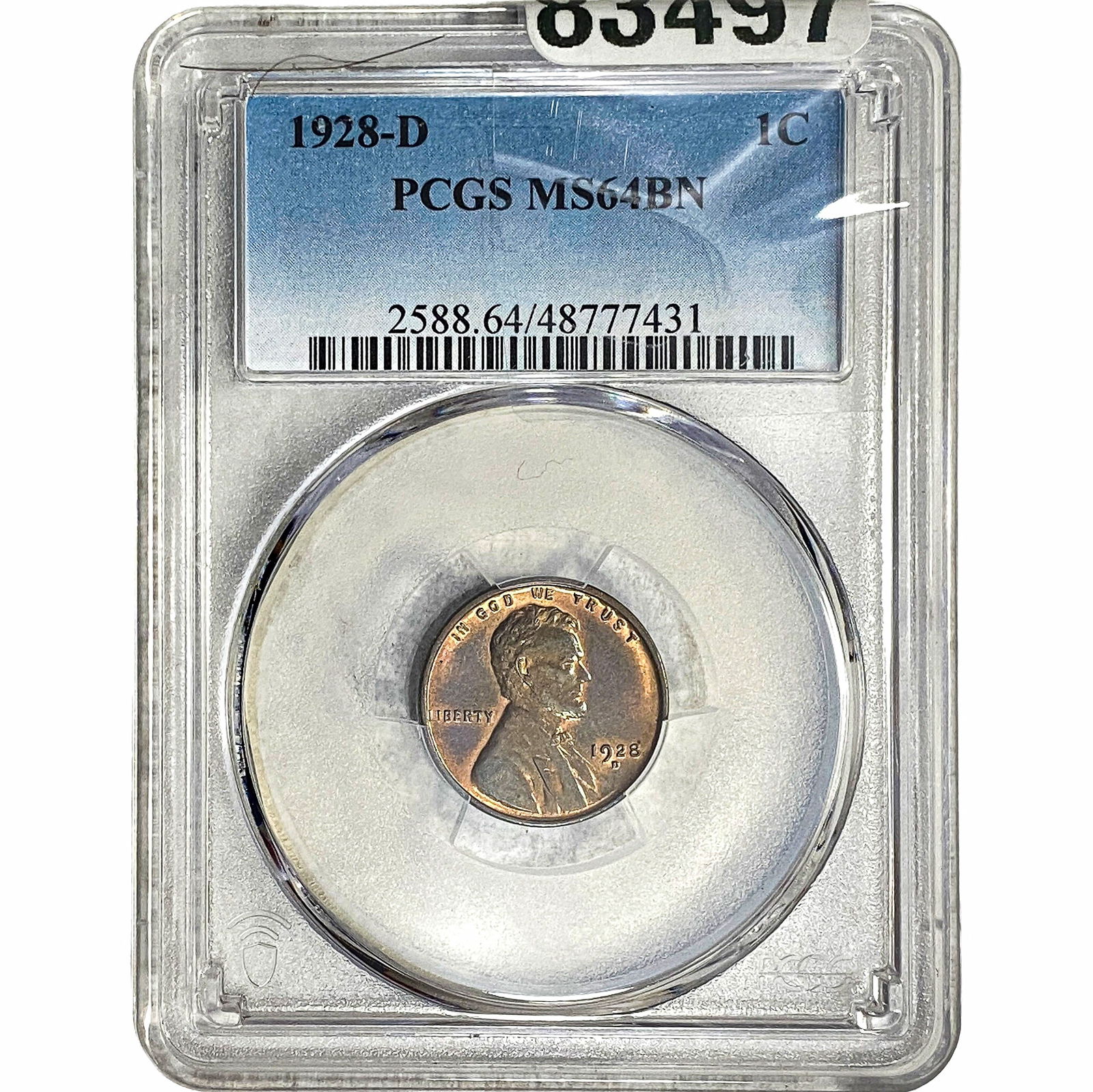 1928-D Wheat Cent PCGS MS64 BN (1 of 2)