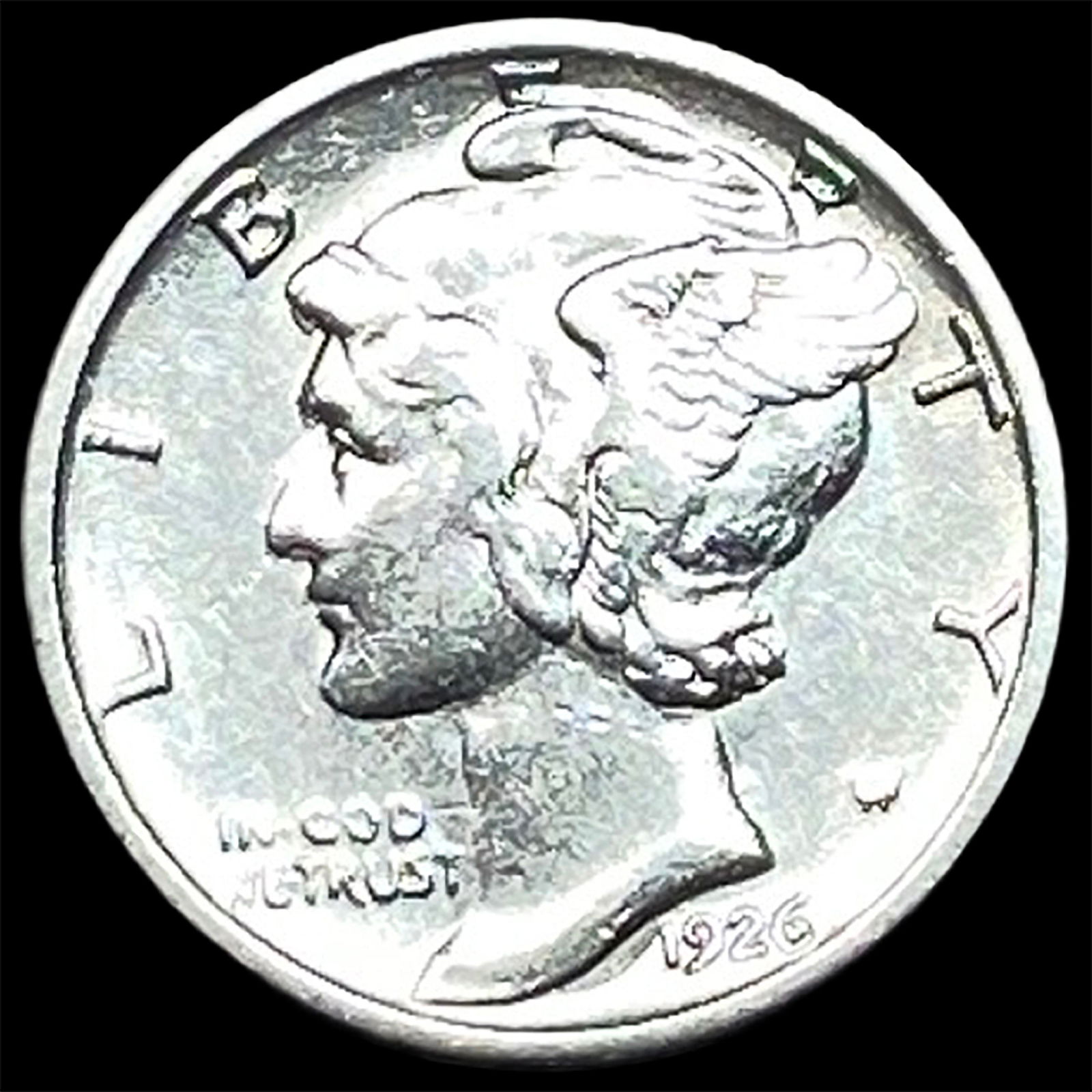 1926-S Silver Mercury Dime CLOSELY UNCIRCULATED (1 of 2)