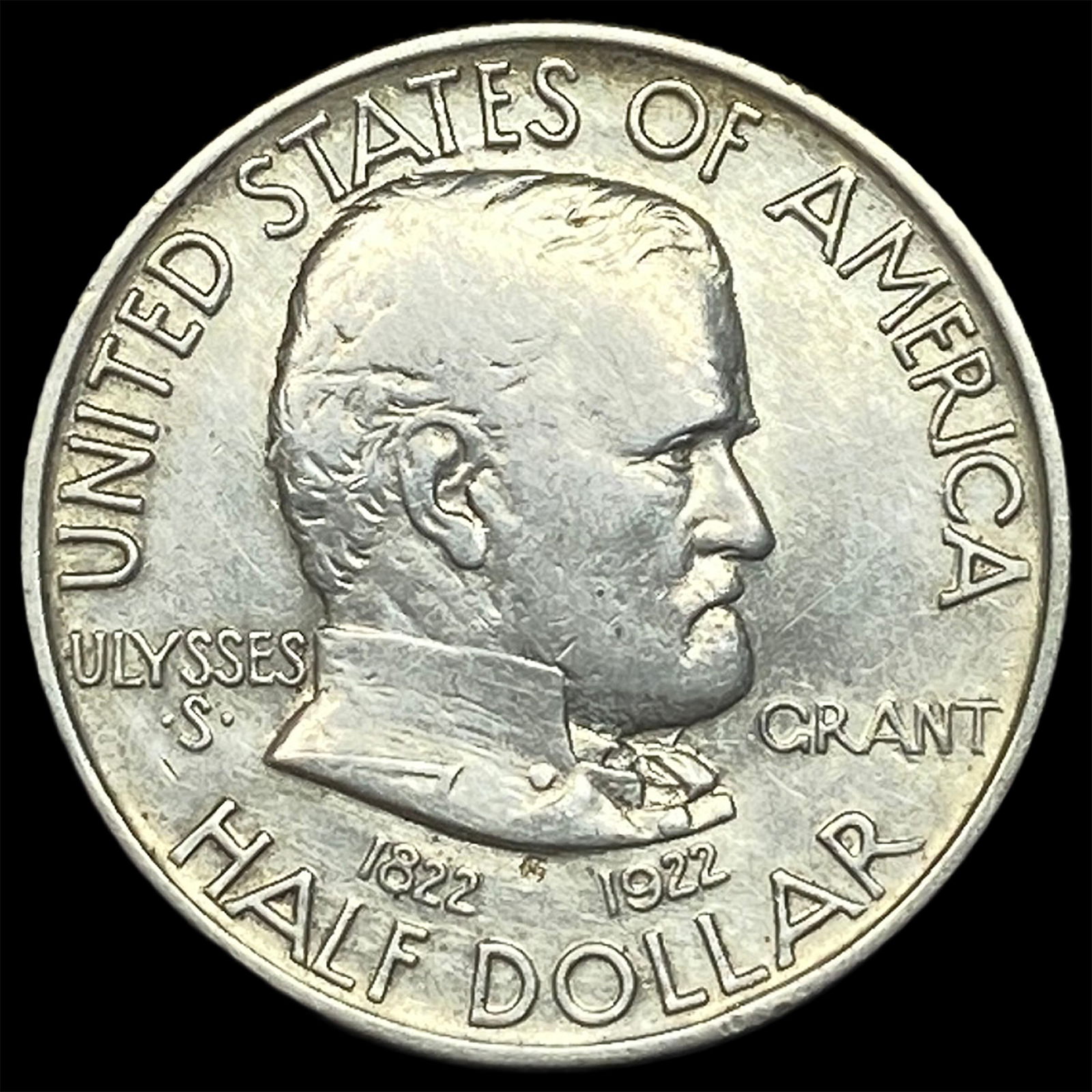 1922 Silver Half Dollar Ulysses S. Grant CLOSELY UNCIRCULATED (1 of 2)
