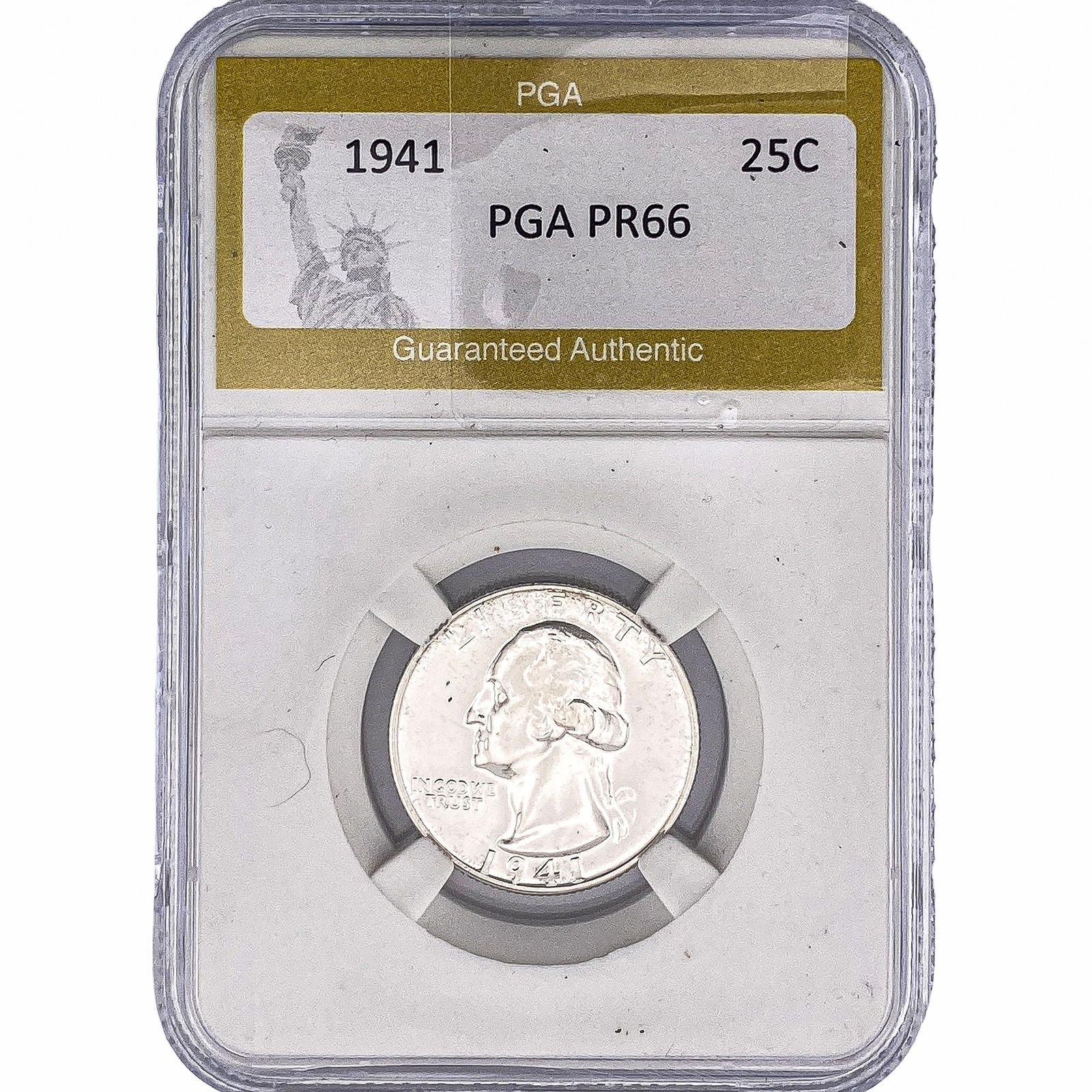 1941 Washington Silver Quarter PGA PR66: 1941 Washington Silver Quarter PGA PR66