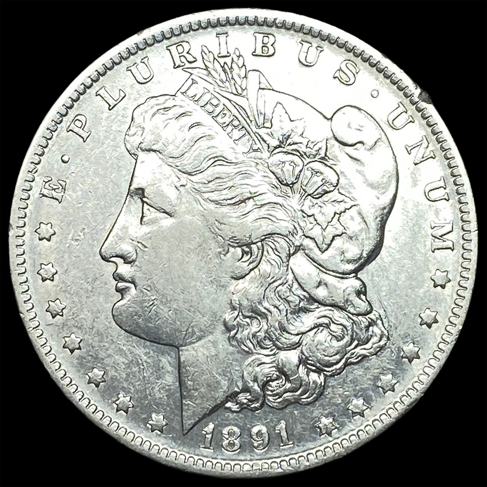 1891-S Silver Morgan Dollar CLOSELY UNCIRCULATED (1 of 2)