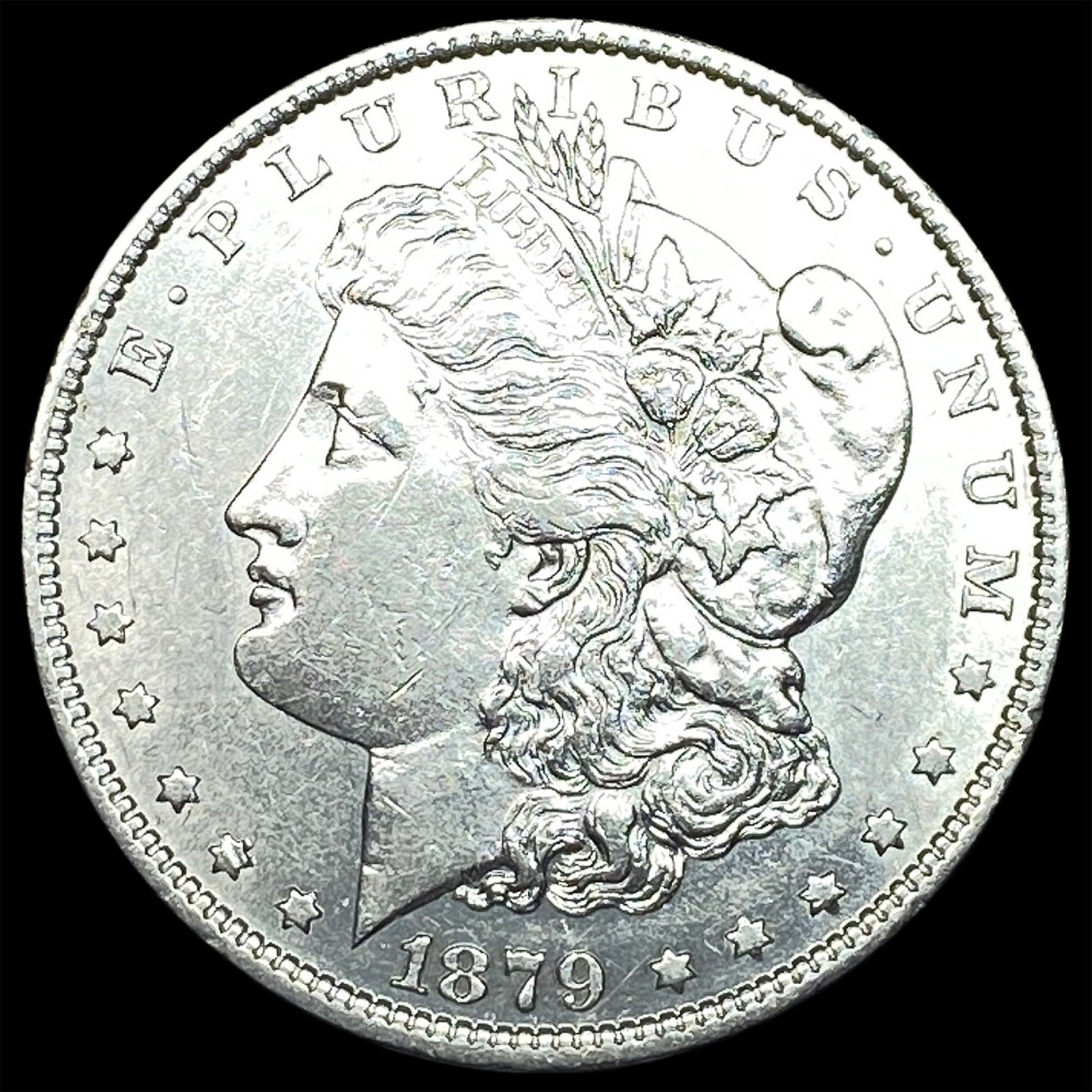 1879-S Silver Morgan Dollar CLOSELY UNCIRCULATED (1 of 2)