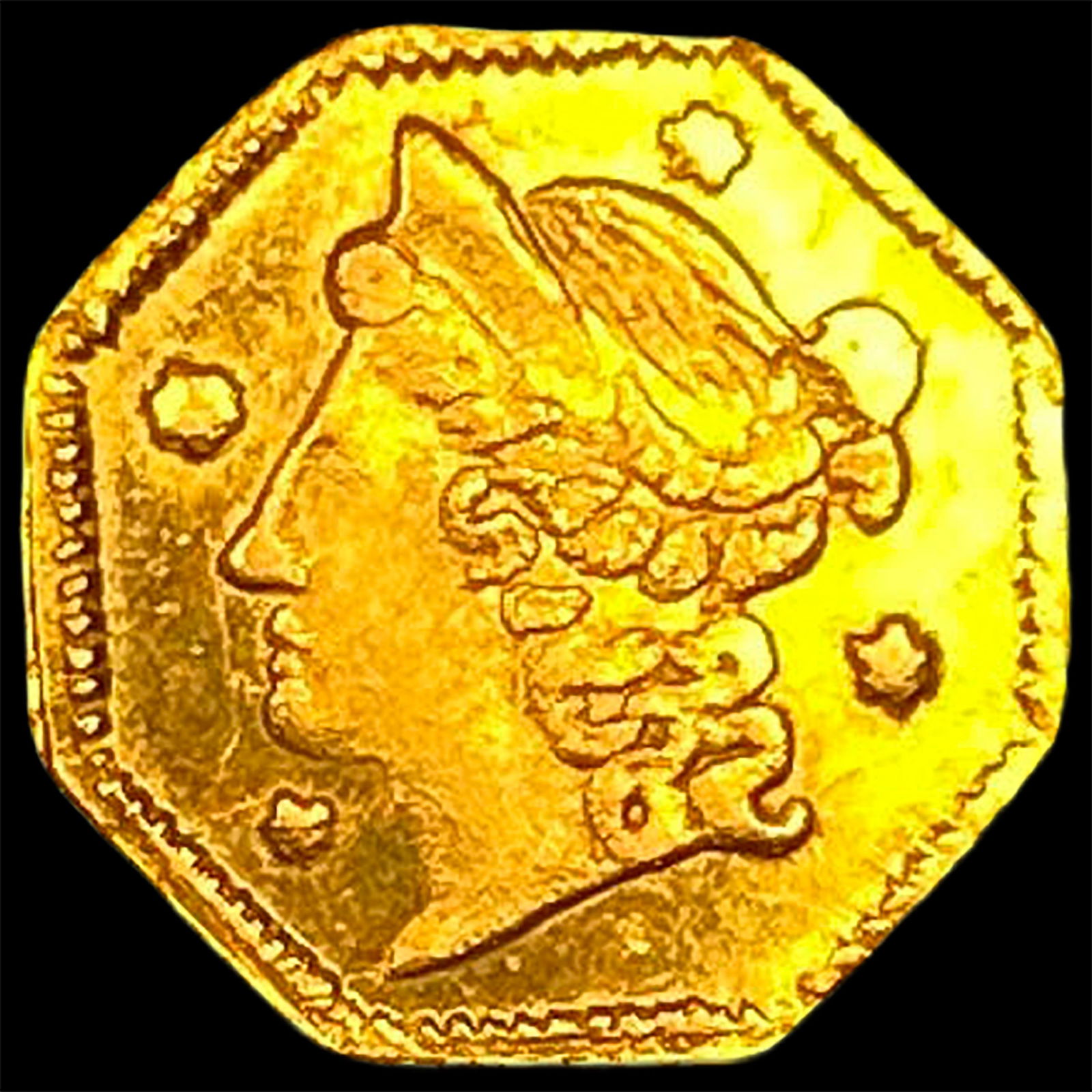 1854 Gold 1/4 Dollar California Fractional HIGH GRADE: 1854 Gold 1/4 Dollar California Fractional HIGH GRADE