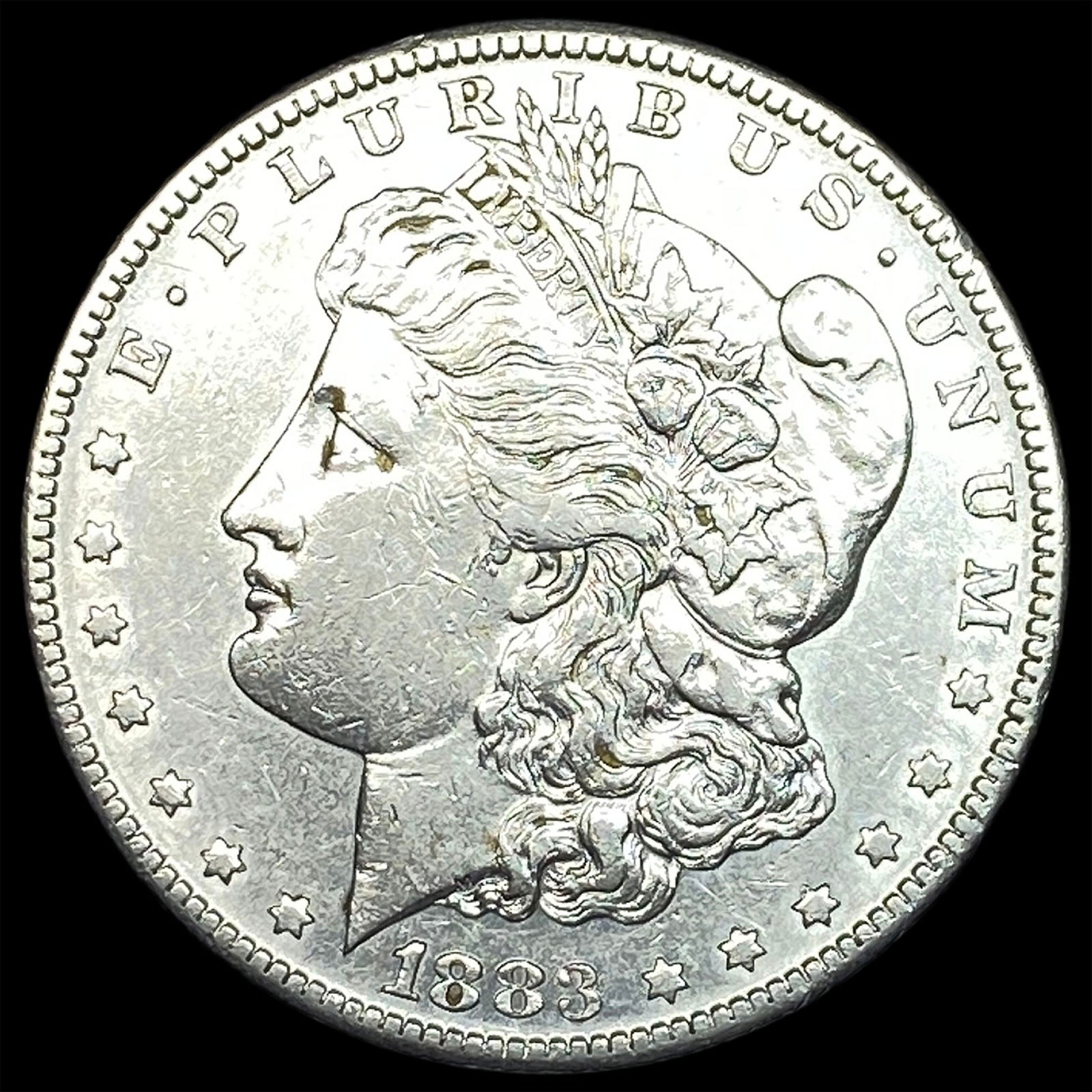 1883-S Silver Morgan Dollar CLOSELY UNCIRCULATED: 1883-S Silver Morgan Dollar CLOSELY UNCIRCULATED