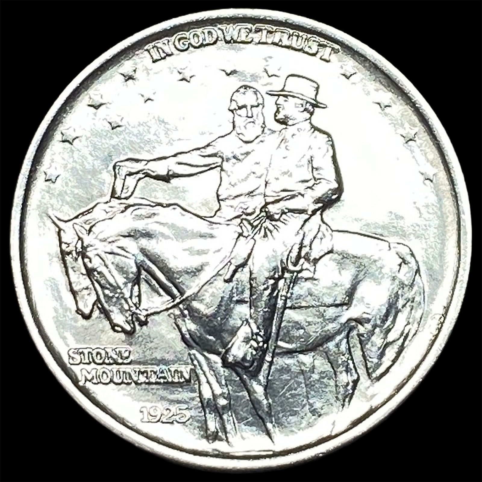 1925 Silver Stone Mountain Half Dollar UNCIRCULATED (1 of 2)