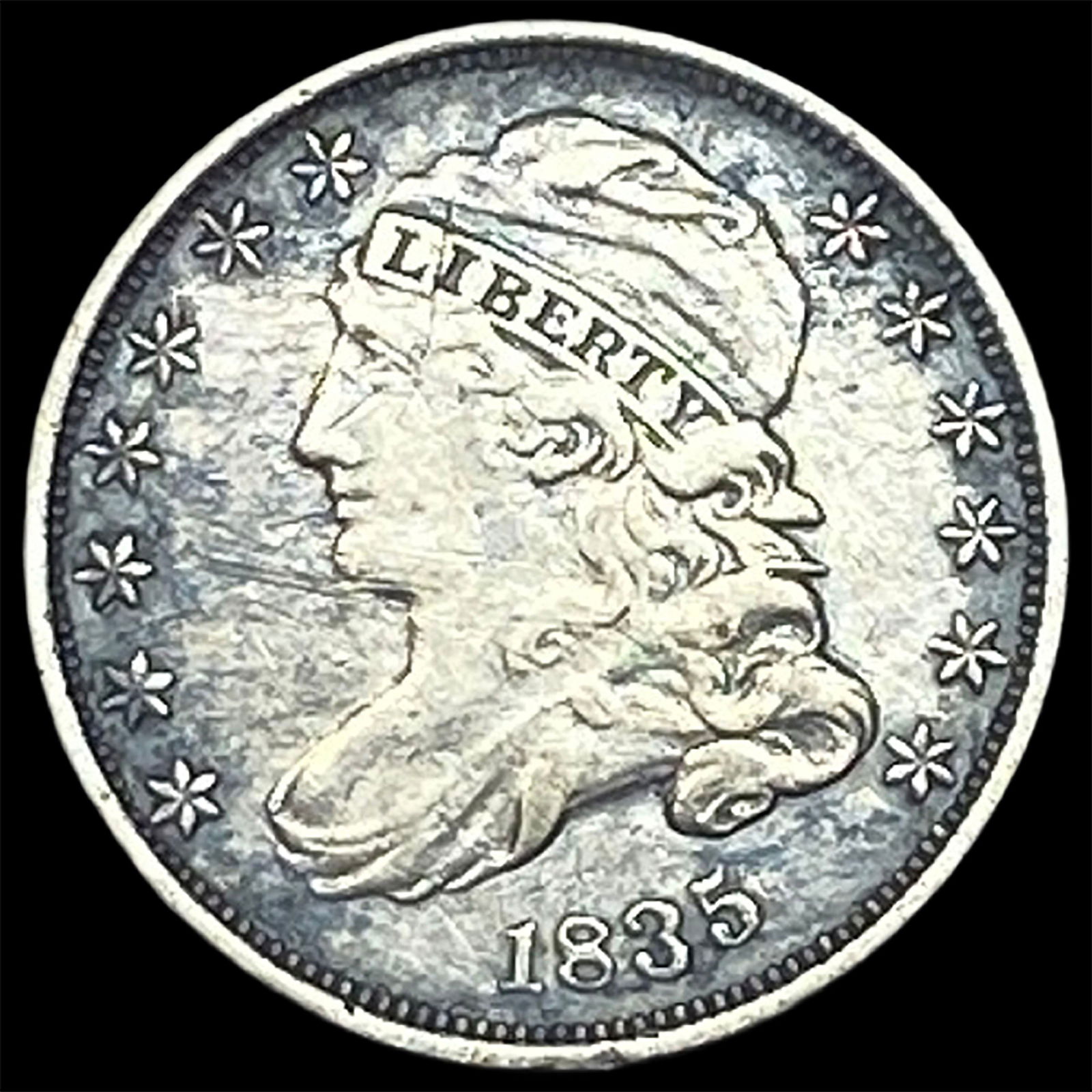 1835 Capped Bust Dime NEARLY UNCIRCULATED (1 of 2)