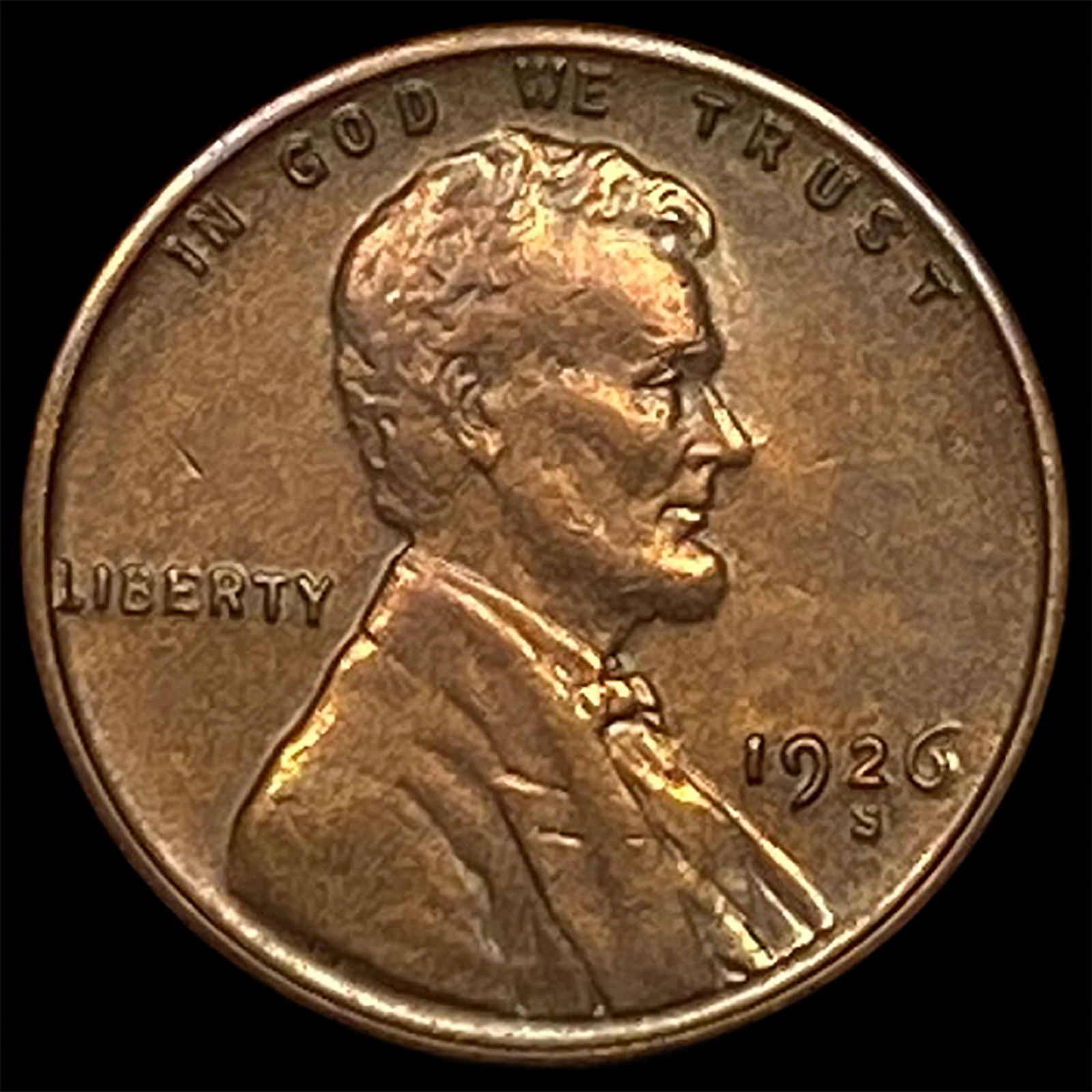 1926-S Lincoln Wheat Cent CLOSELY UNCIRCULATED (1 of 2)