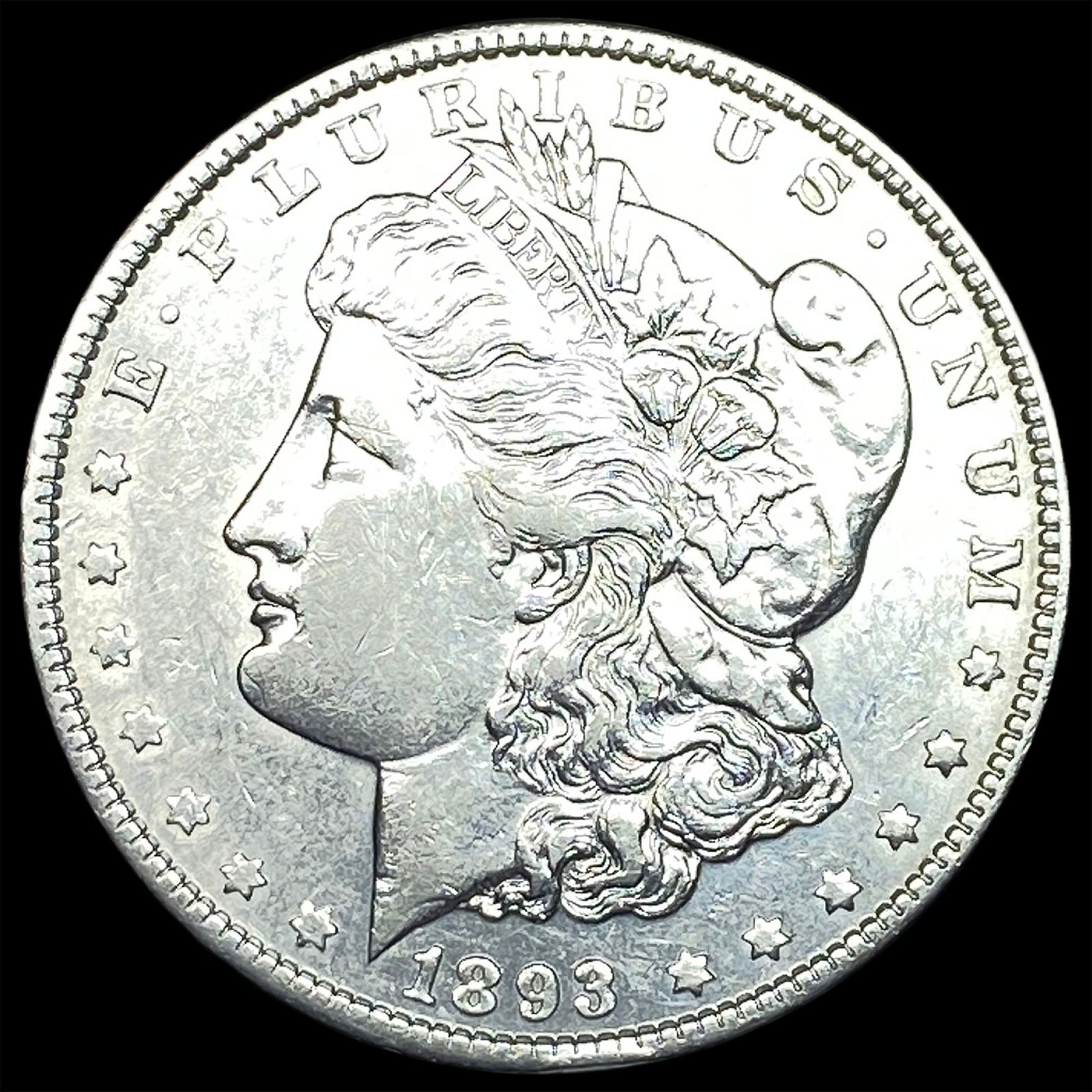 1893-S Silver Morgan Dollar CLOSELY UNCIRCULATED: 1893-S Silver Morgan Dollar CLOSELY UNCIRCULATED