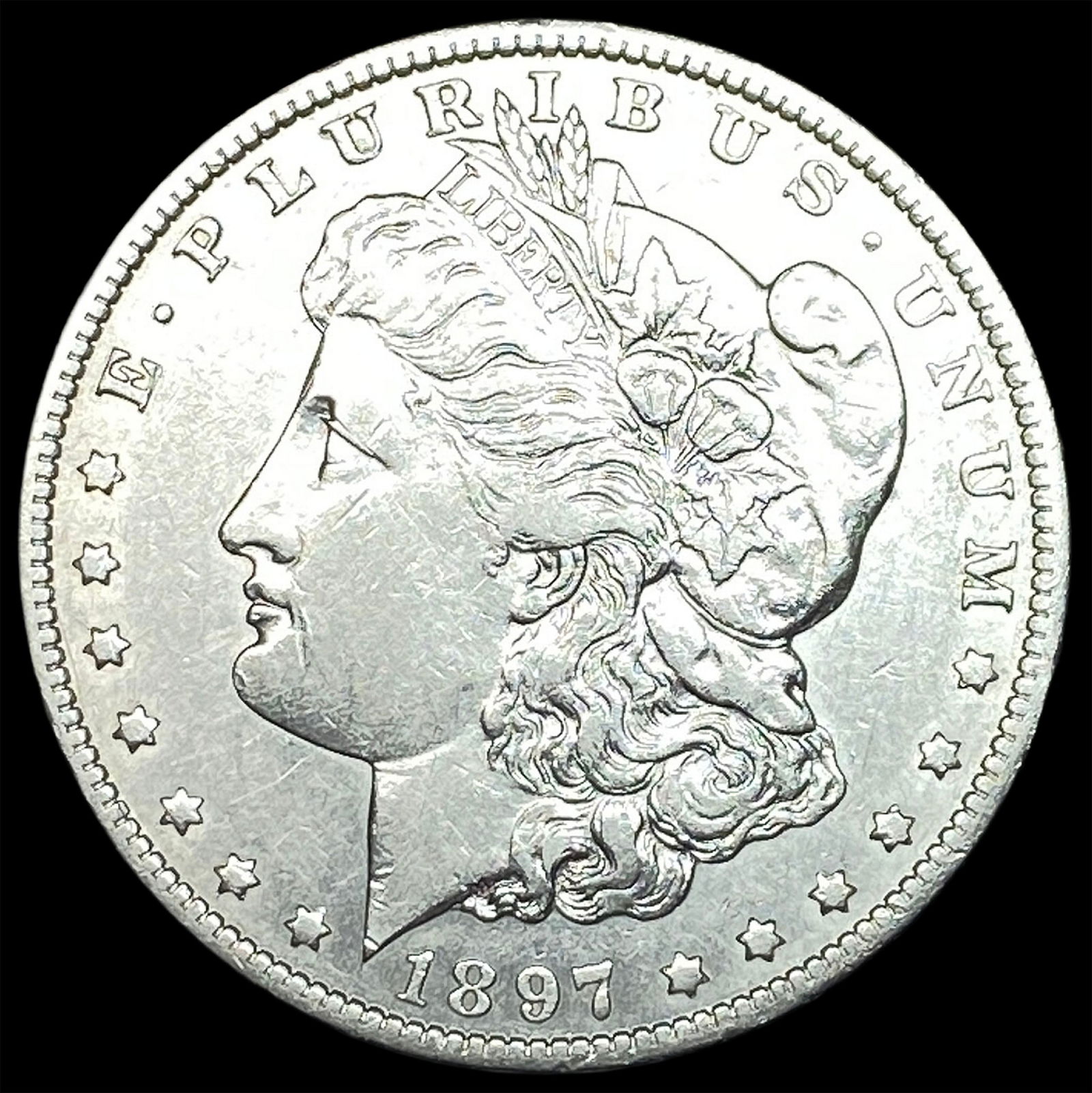 1897-O Silver Morgan Dollar NEARLY UNCIRCULATED: 1897-O Silver Morgan Dollar NEARLY UNCIRCULATED