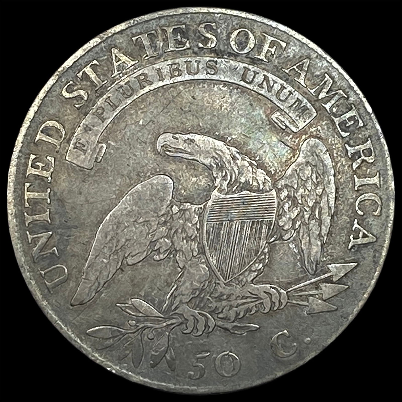 1808 Capped Bust Half Dollar LIGHTLY CIRCULATED - 2