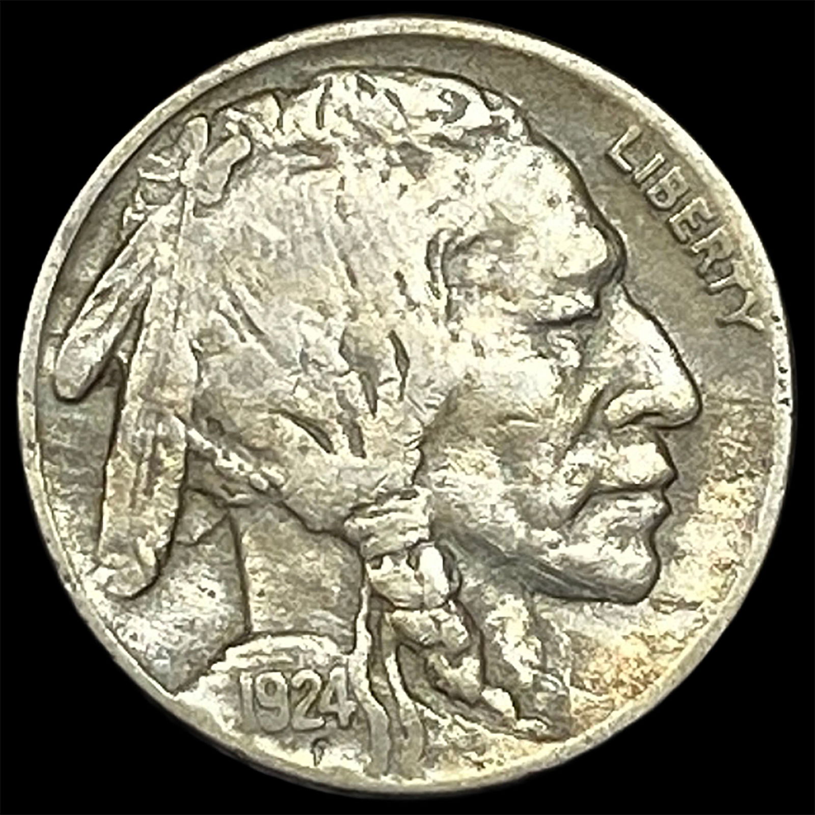 1924-S Buffalo Nickel NEARLY UNCIRCULATED (1 of 2)