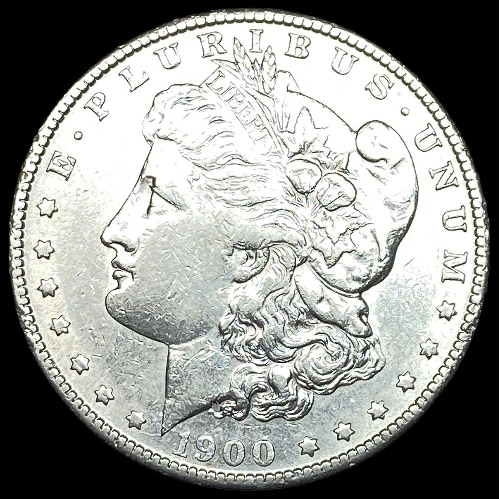 1900-S Silver Morgan Dollar CLOSELY UNCIRCULATED: 1900-S Silver Morgan Dollar CLOSELY UNCIRCULATED