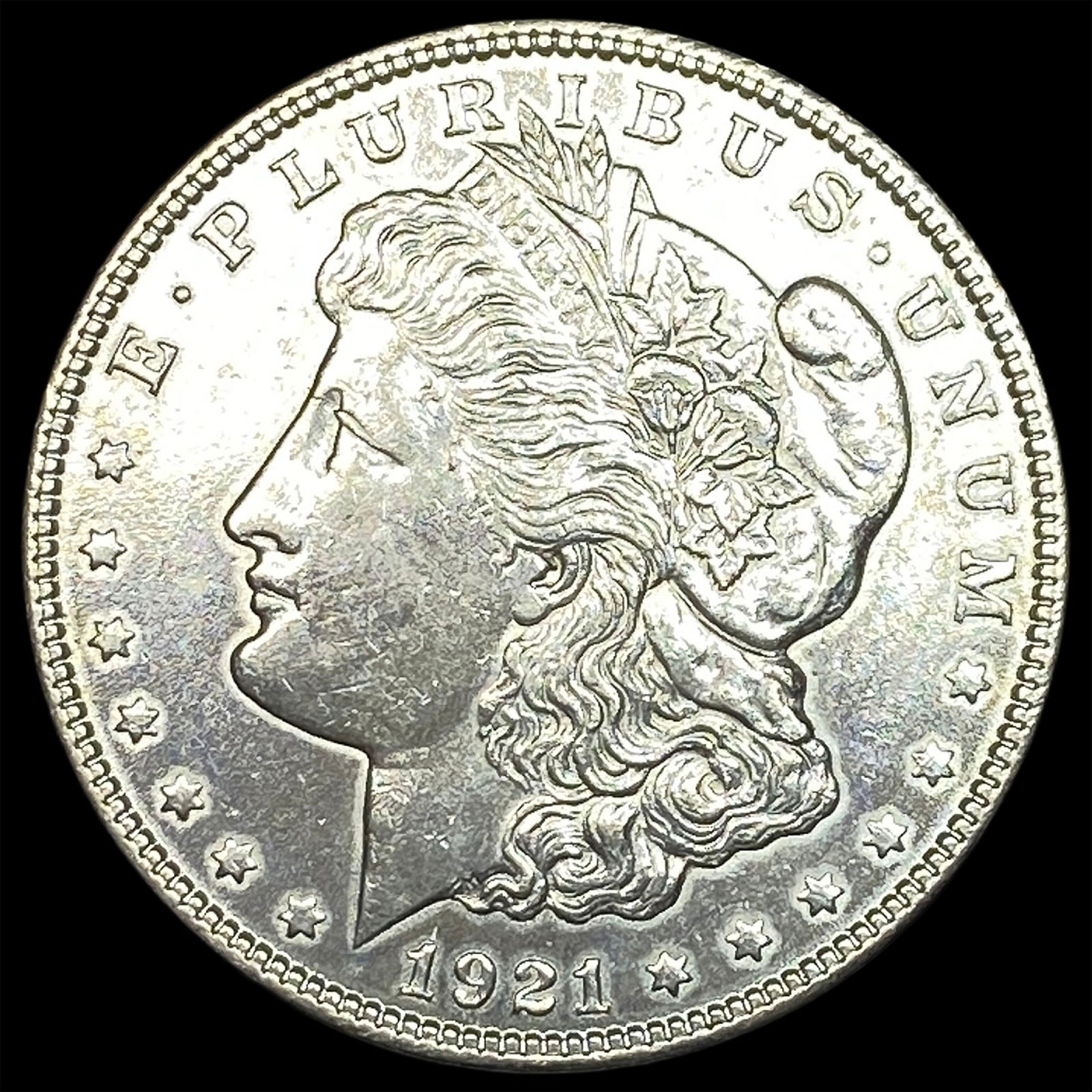 1921 Silver Morgan Dollar CLOSELY UNCIRCULATED (1 of 2)