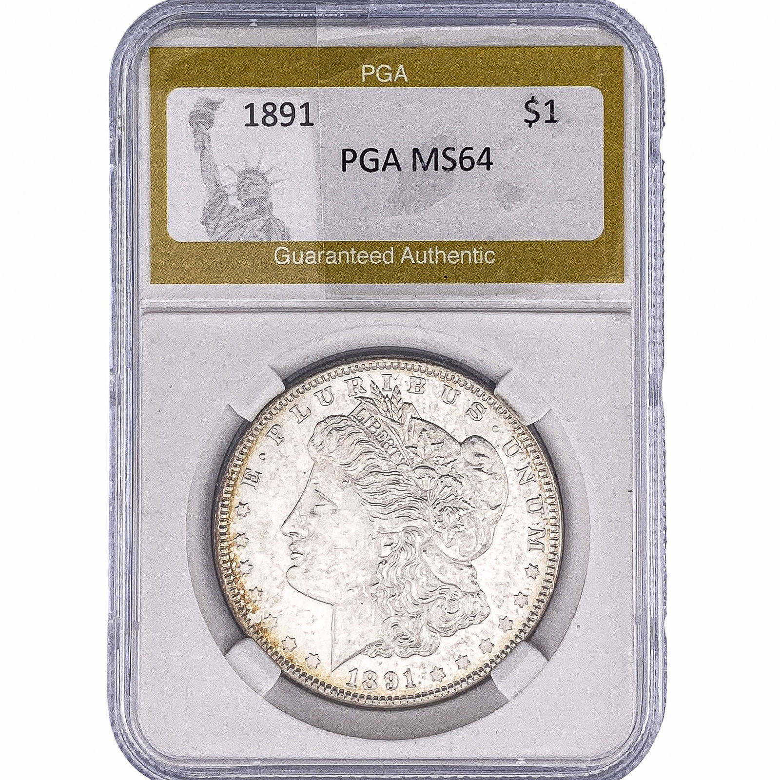 1891 Morgan Silver Dollar PGA MS64 (1 of 2)