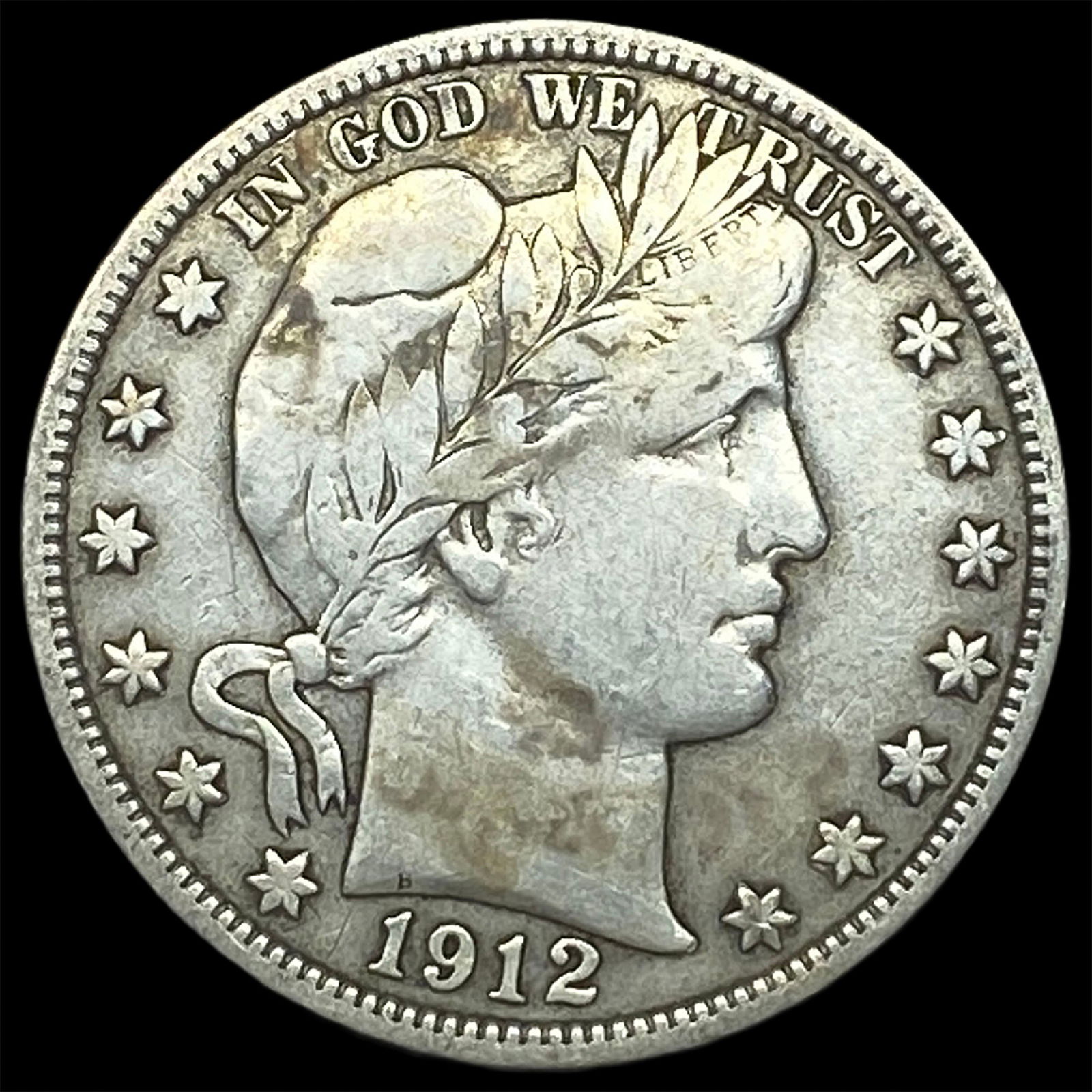1912 Barber Half Dollar ABOUT UNCIRCULATED (1 of 2)