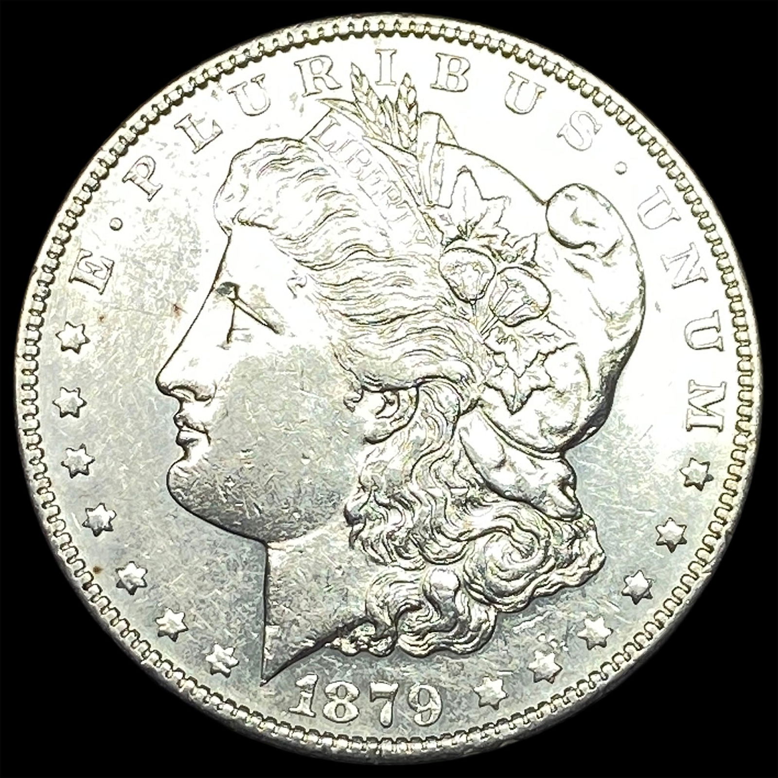 1879-S Silver Morgan Dollar CLOSELY UNCIRCULATED (1 of 2)