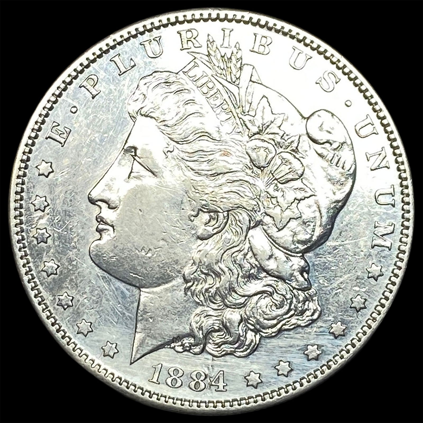 1884-S Silver Morgan Dollar CLOSELY UNCIRCULATED: 1884-S Silver Morgan Dollar CLOSELY UNCIRCULATED