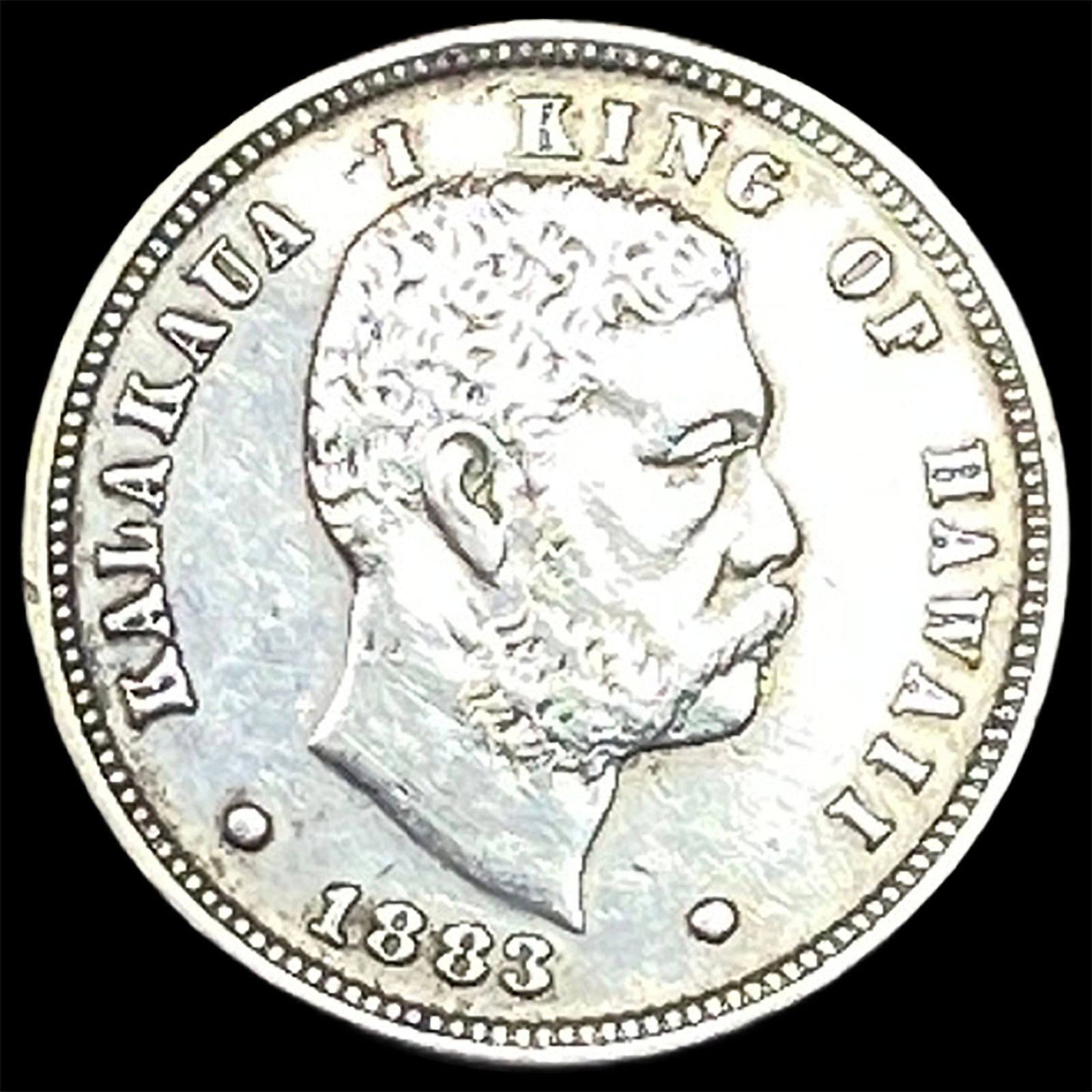 1883 Hawaii Silver Dime CLOSELY UNCIRCULATED: 1883 Hawaii Silver Dime CLOSELY UNCIRCULATED